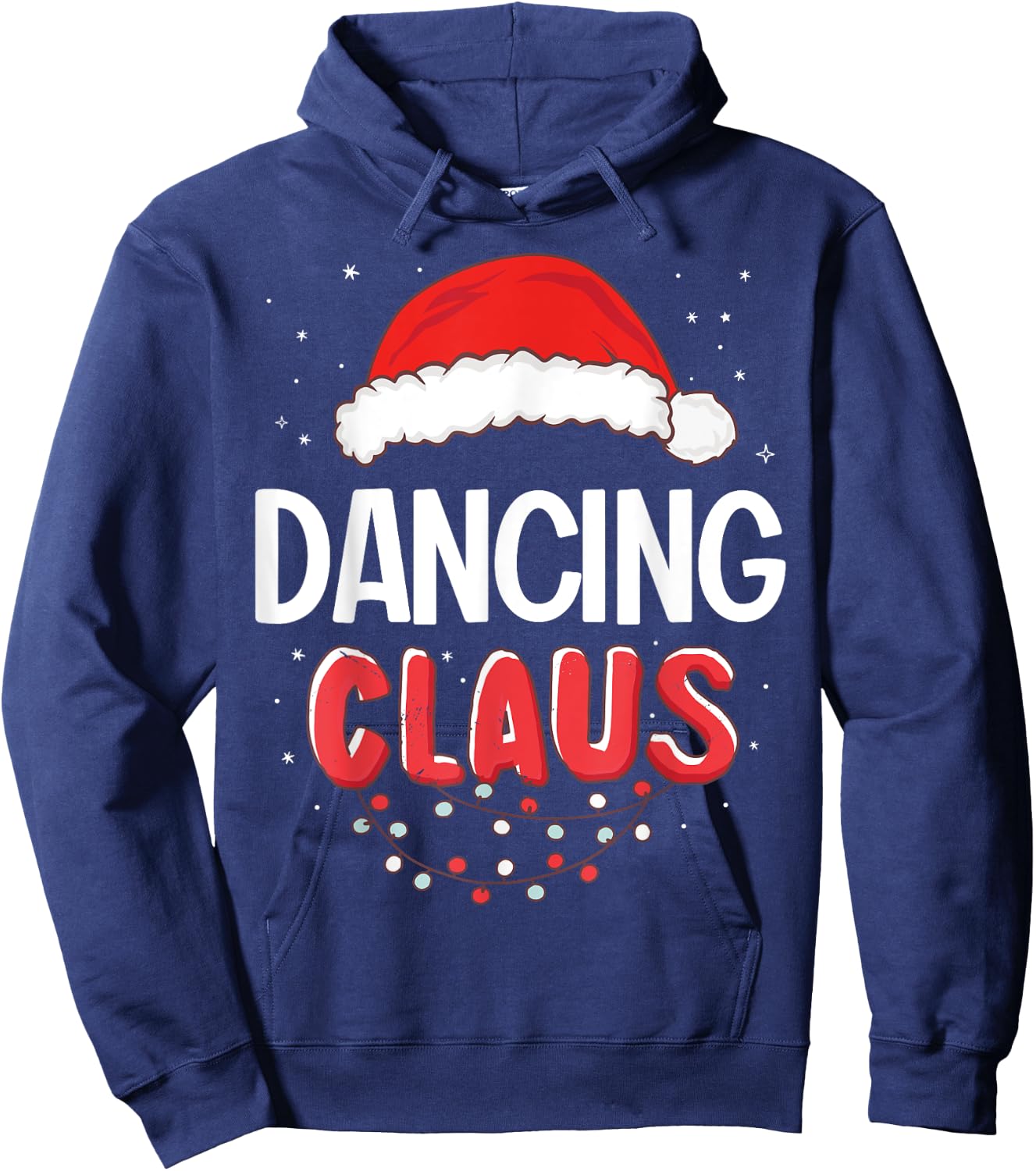 Dancing Santa Claus Christmas Matching Costume Hoodie - Hoodie | Navy
