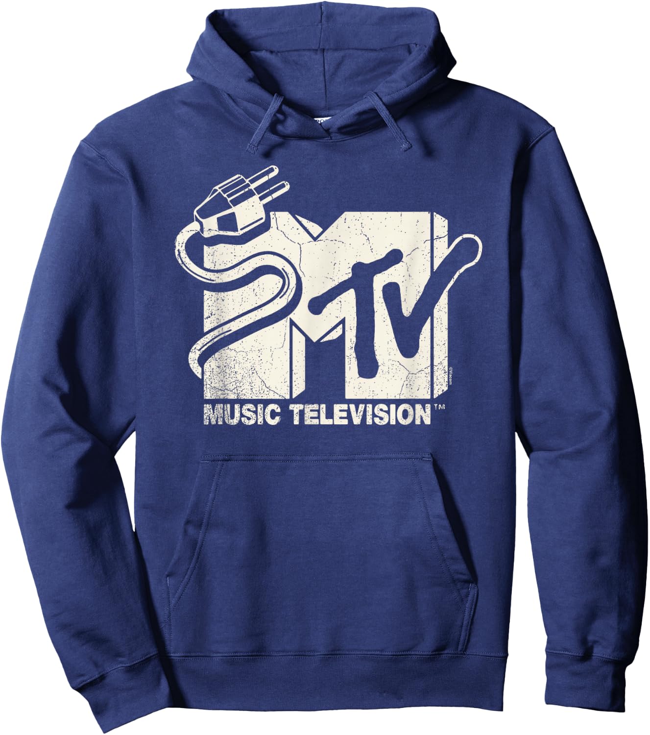 MTV Unplugged - Unplugged MTV Logo 2 Hoodie - Hoodie | Navy