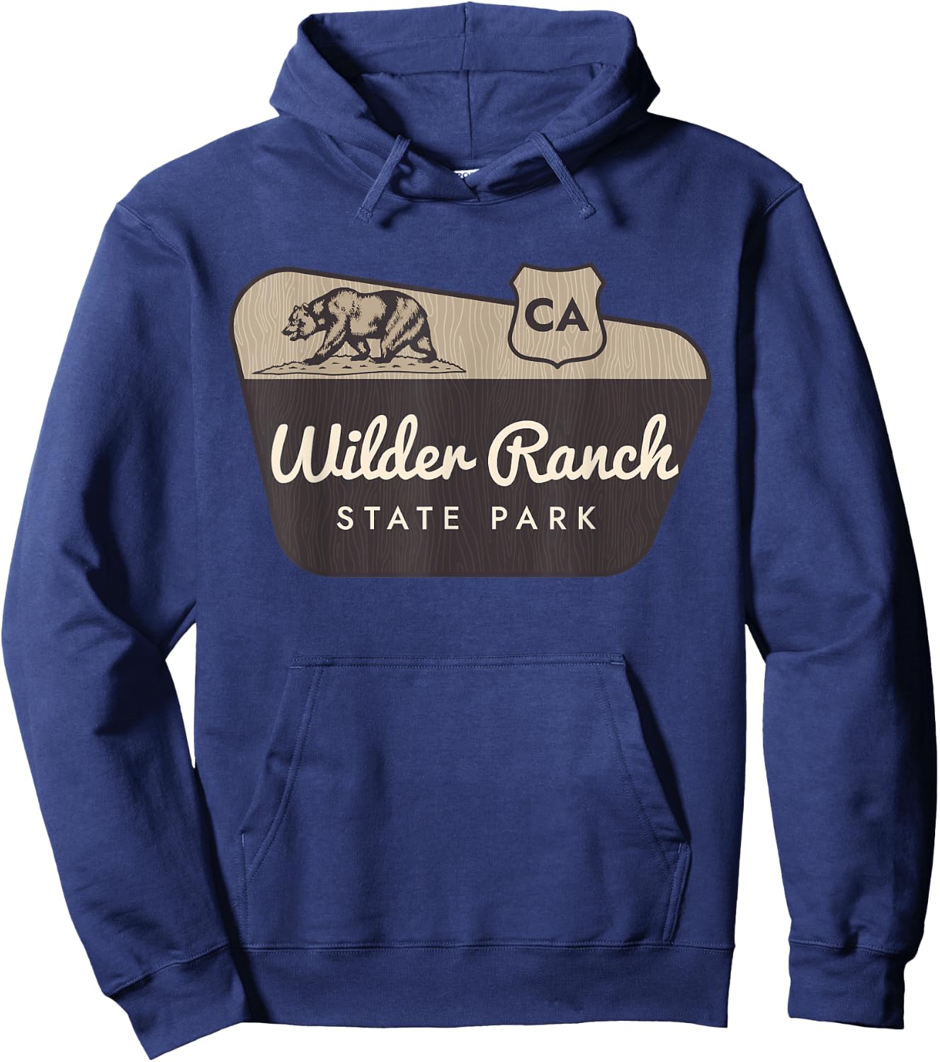 Wilder Ranch State Park California Welcome Sign Vacation Hoodie - Hoodie | Navy