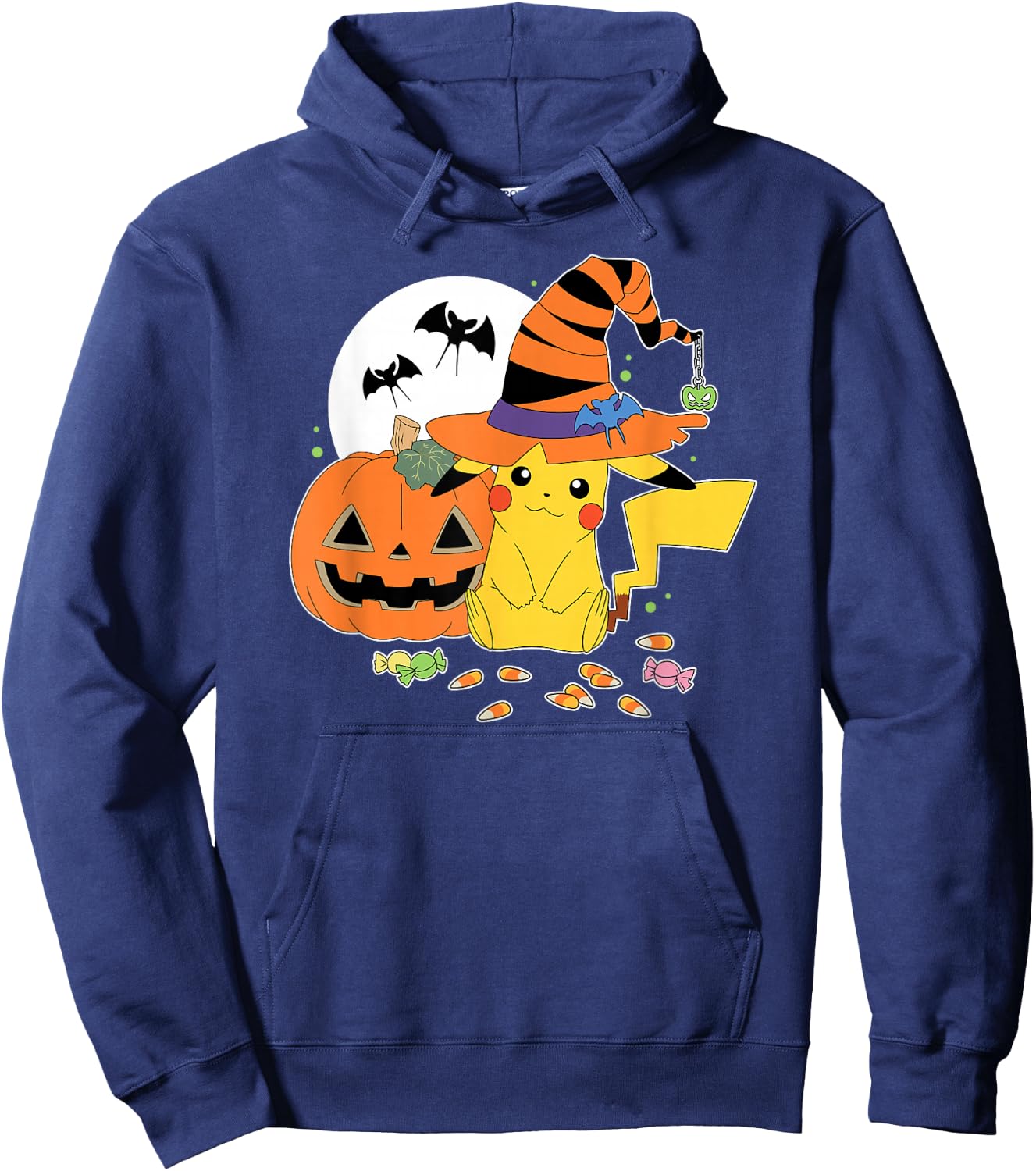Pokémon - Witch Pikachu With Candy Hoodie - Hoodie | Navy