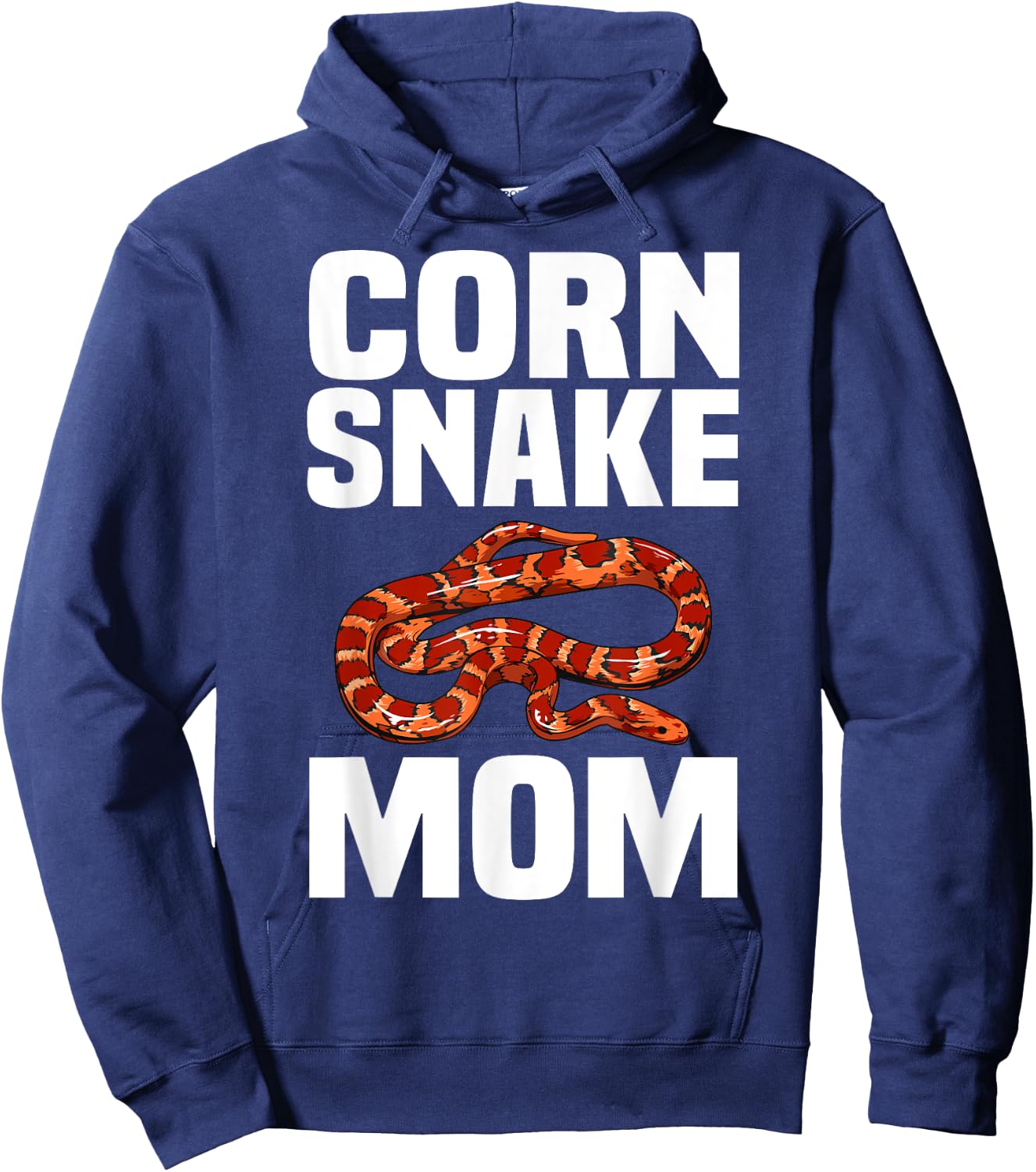 Cool Corn Snake Mom Mother Snake Lover Herpetology Hoodie - Hoodie | Navy