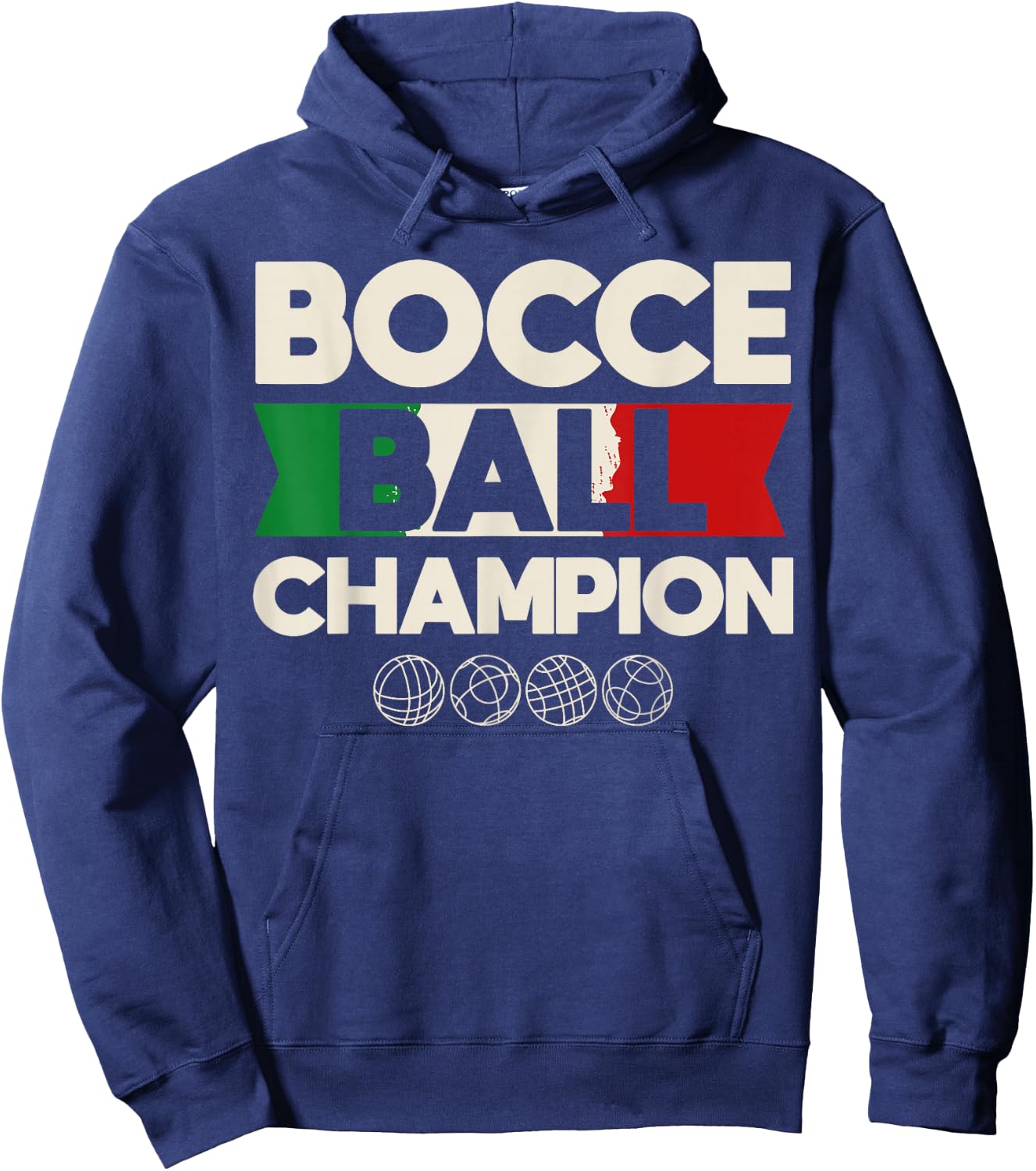 Bocce Ball Champion Bocce Lover Bocci Bocce Player Hoodie - Hoodie | Navy