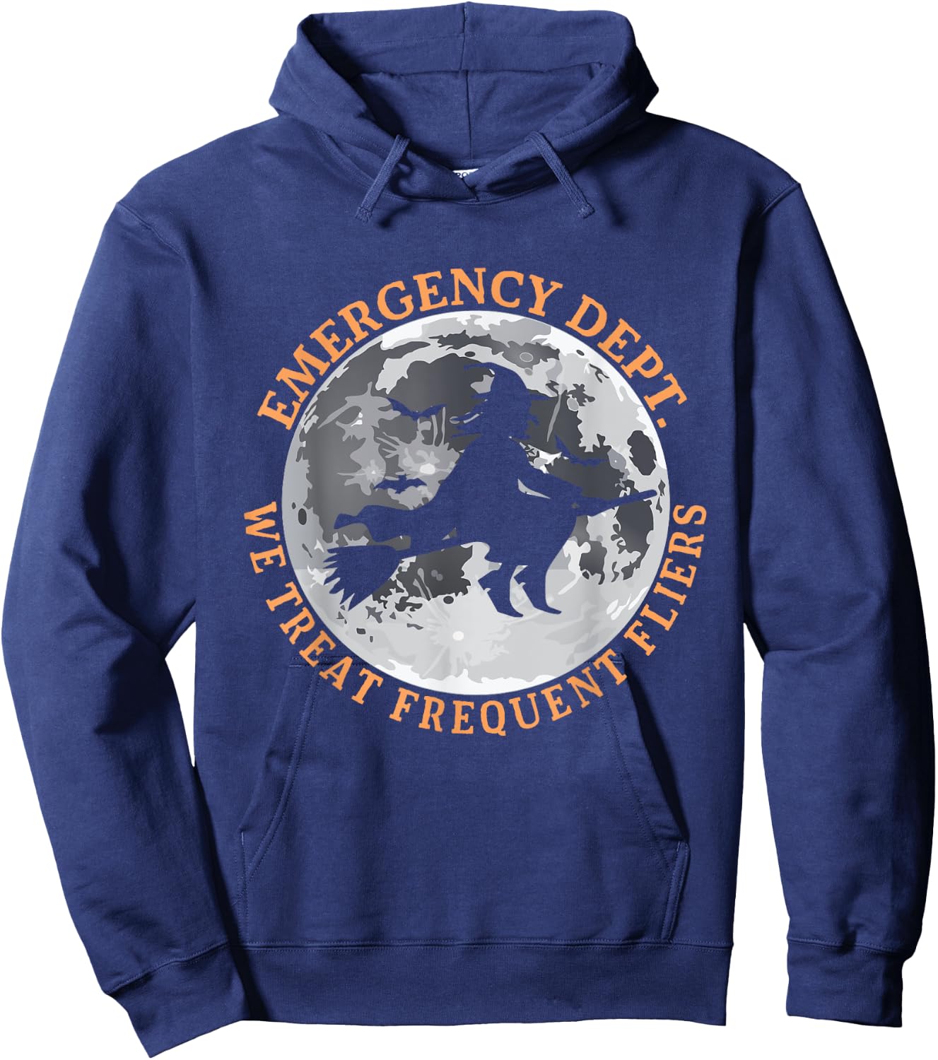 ER Nurse Halloween Emergency Room Dept Nurse Tech ED Rn Fall Hoodie - Hoodie | Navy