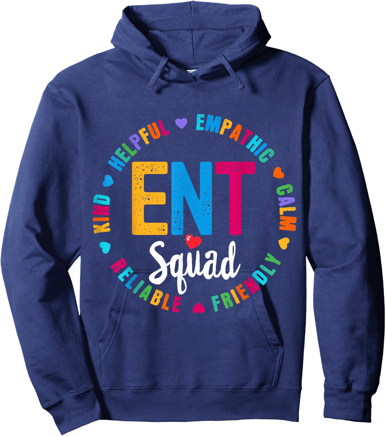 ENT Squad Nurse Team Registered Nursing Hoodie - Hoodie | Navy