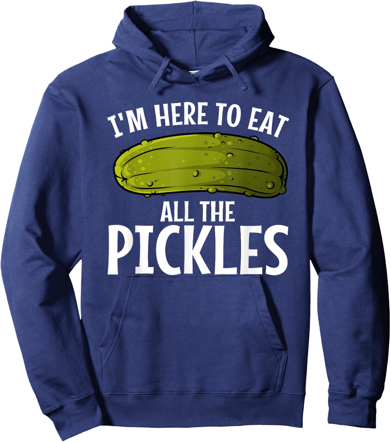 Cool Pickle Art Women Kids Pickled Cucumber Lovers Hoodie - Hoodie | Navy