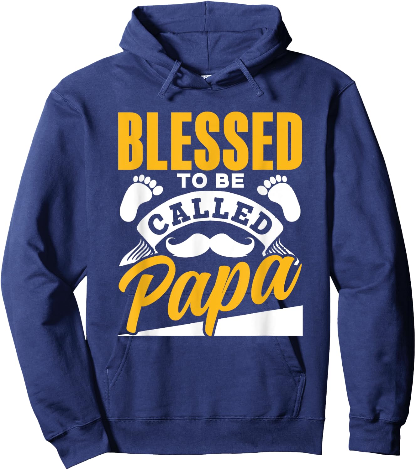Blessed To Be Called Papa Dad Father's Day Father Daddy Hoodie - Hoodie | Navy