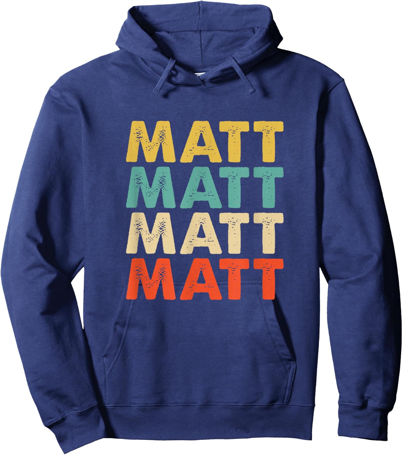 Matt Name Hoodie - Hoodie | Navy