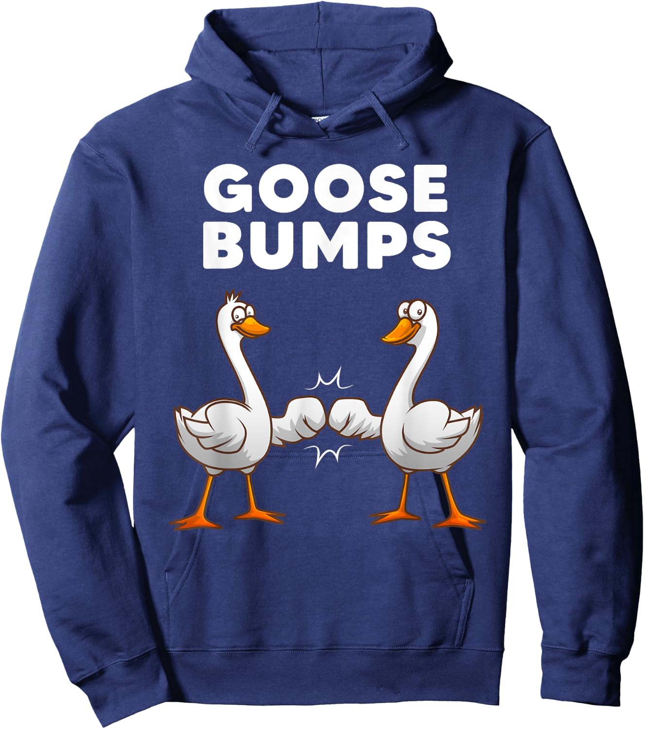 Best Goose Women Goose Bumps Waterfowl Animal Pun Hoodie - Hoodie | Navy