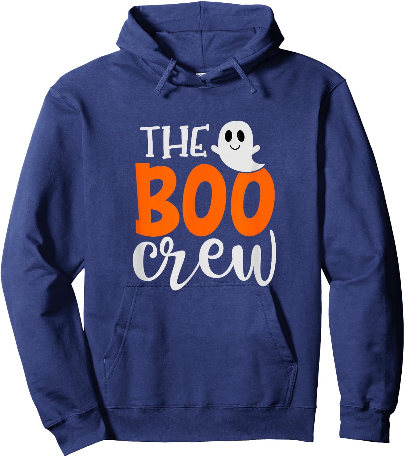 The Boo Crew, Halloween Ghost Costume, Halloween Fun Gift Hoodie - Hoodie | Navy