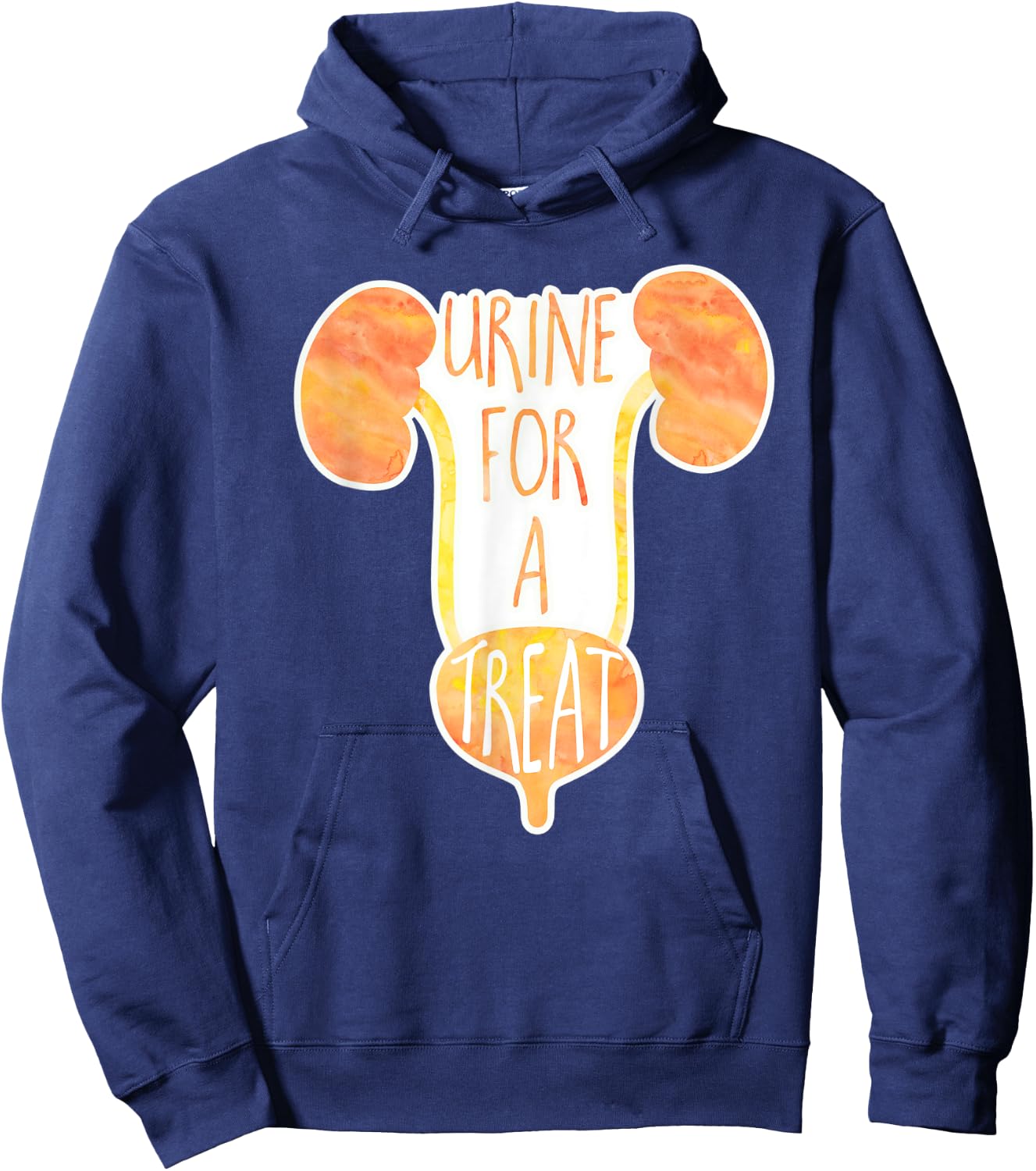 Funny medical pun - Urine for a treat! - urology gifts funny Hoodie - Hoodie | Navy
