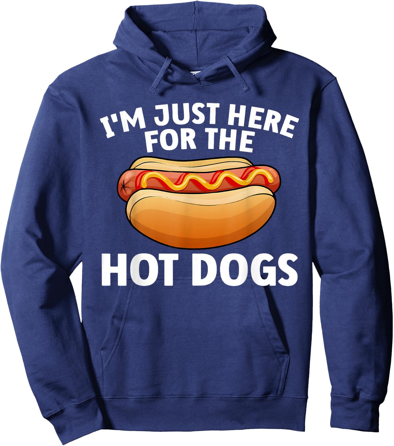 Funny Hotdog Women Kids Food Hot Dog Lovers Foodie Hoodie - Hoodie | Navy