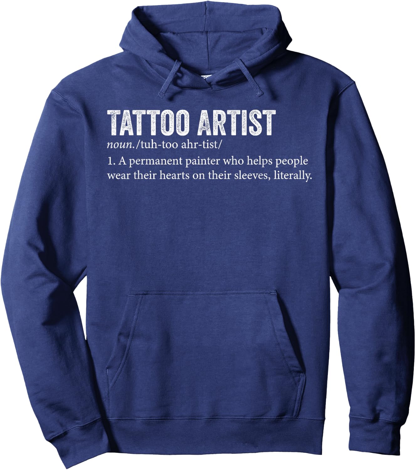 Tattoo Artist Men Women Team Definition Tattoo Artist Hoodie - Hoodie | Navy
