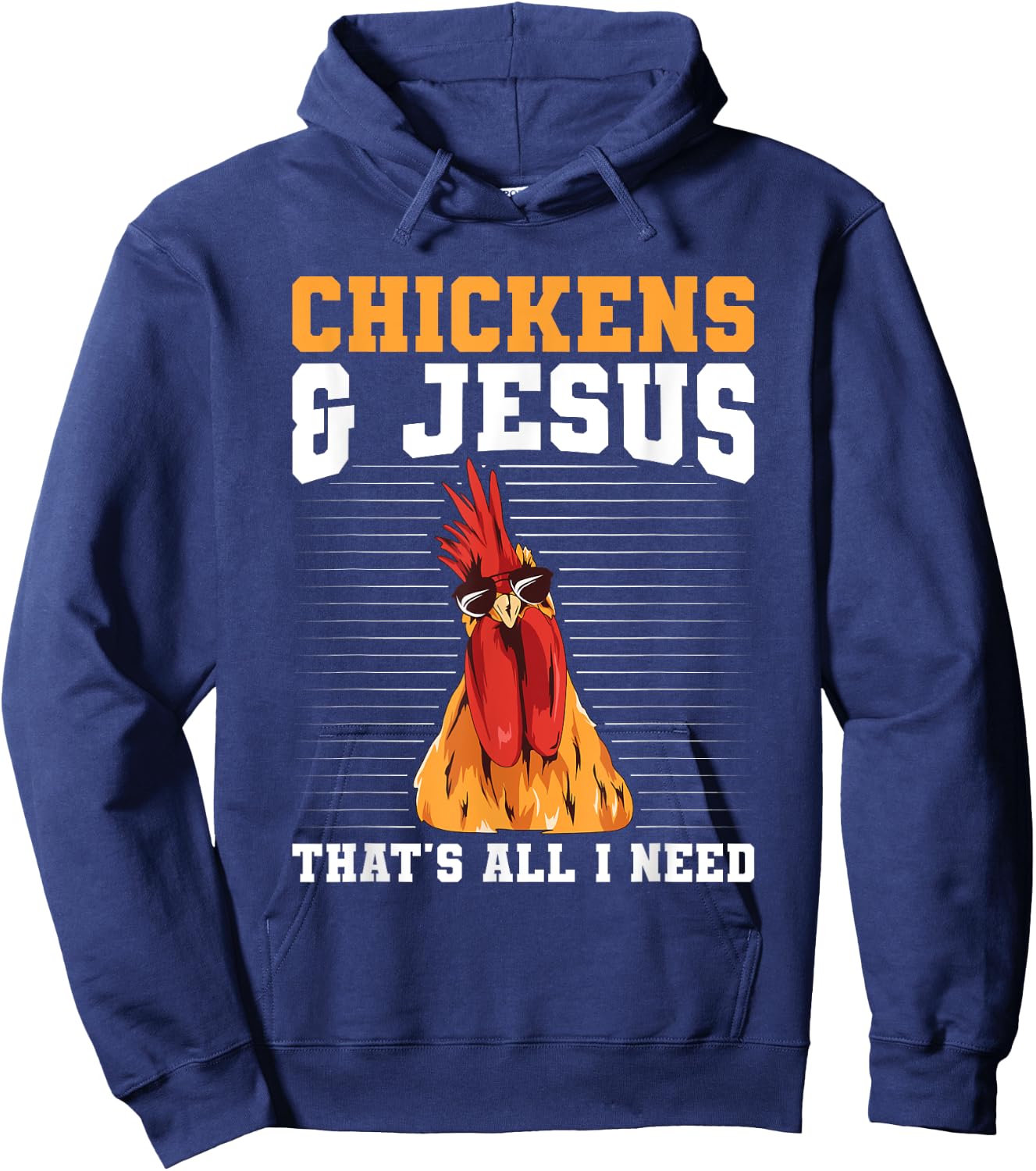 Backyard Chicken Breeding Quote for a Chicken Grower Hoodie - Hoodie | Navy