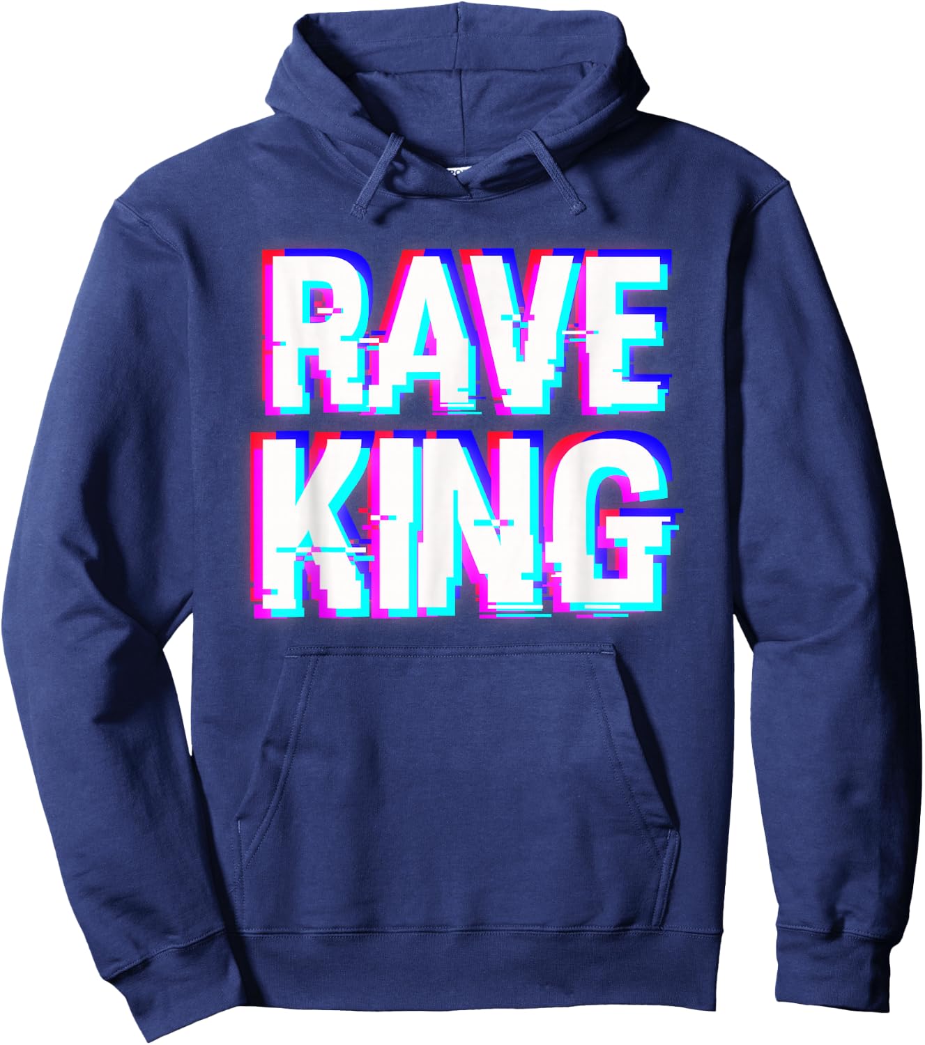 Music EDM Techno Rave King Hoodie - Hoodie | Navy
