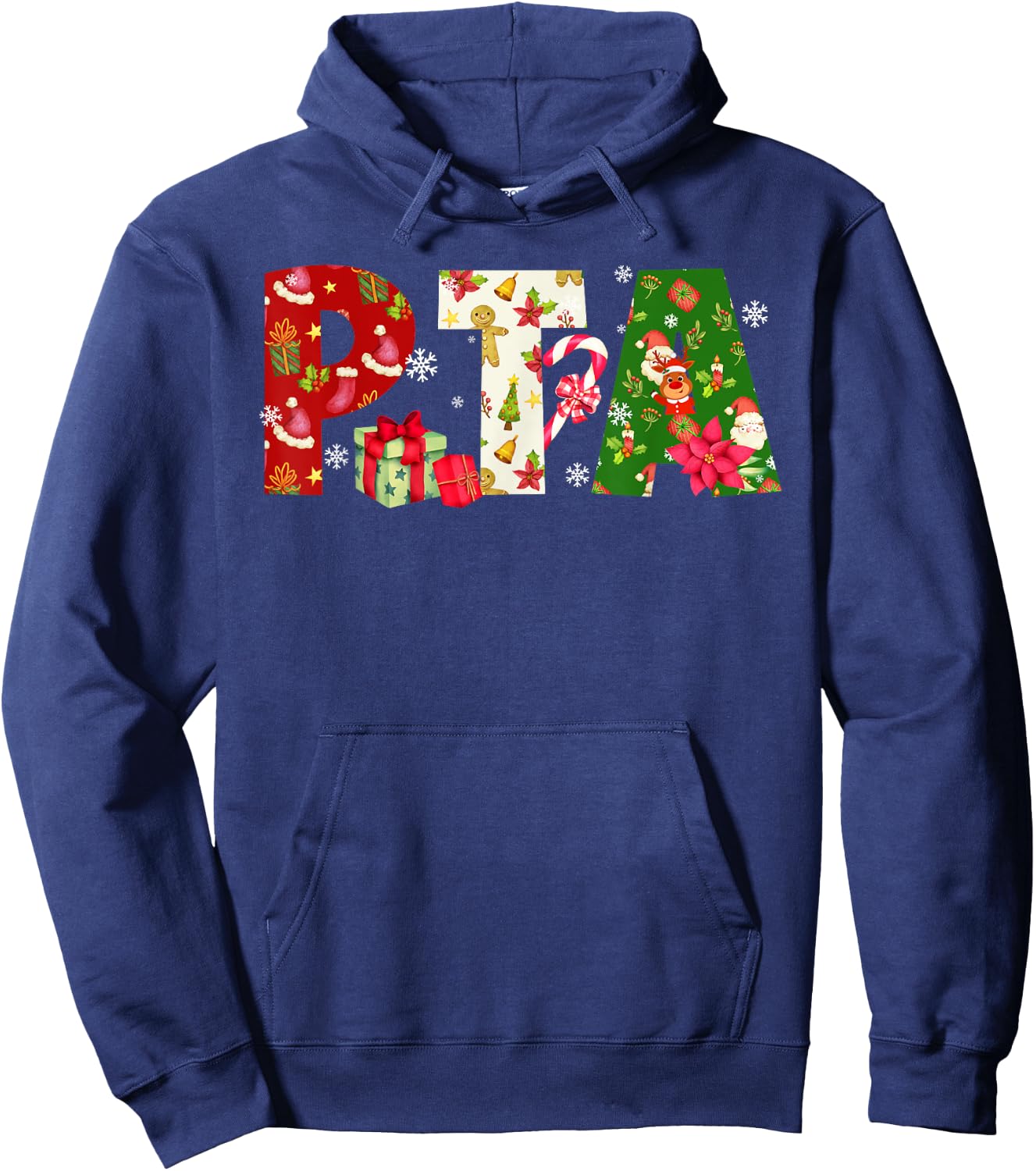 Christmas PTA Physical Therapy Assistant Therapist Xmas Hoodie - Hoodie | Navy