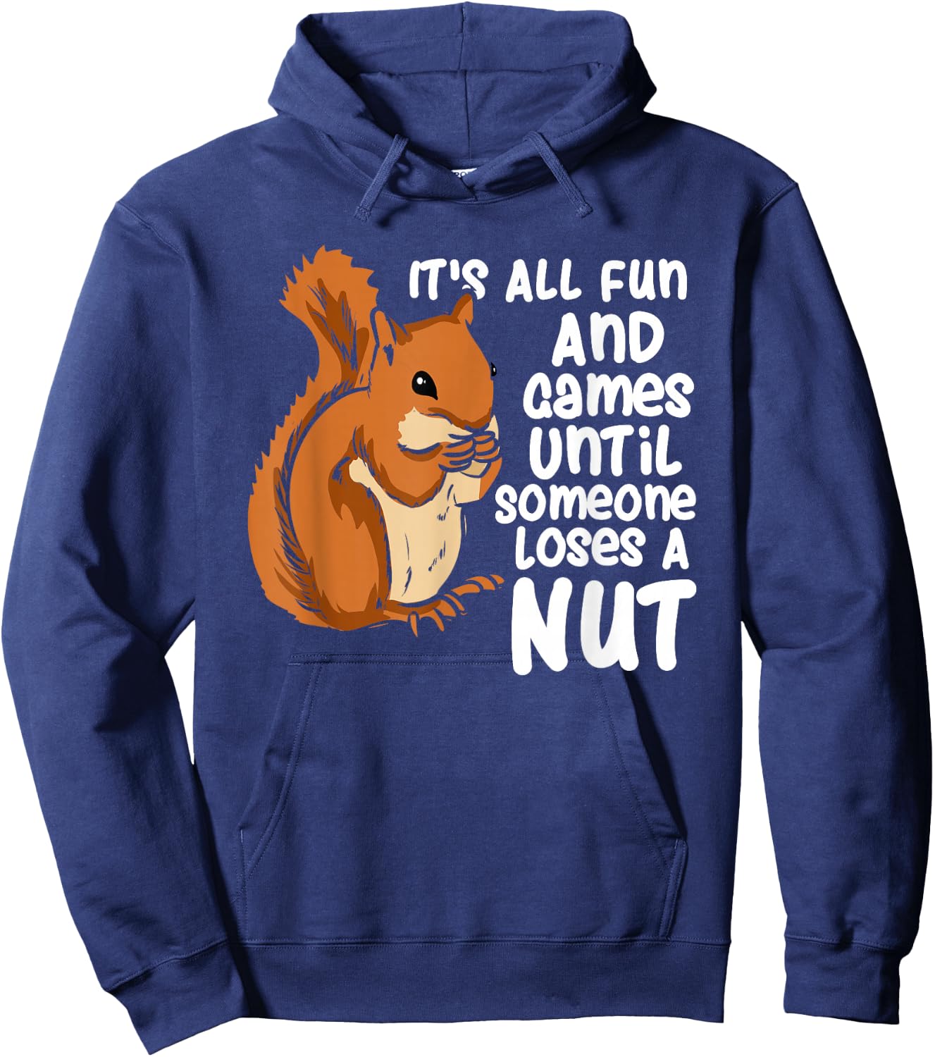 Funny Squirrel Feeder Squirrel Lover Rodent Design Hoodie - Hoodie | Navy