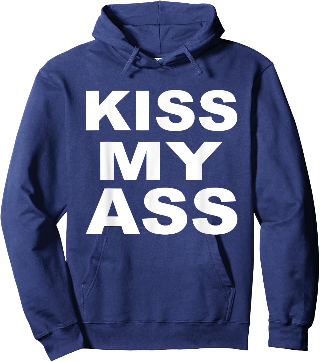 Kiss My Ass Hoodie - Hoodie | Navy