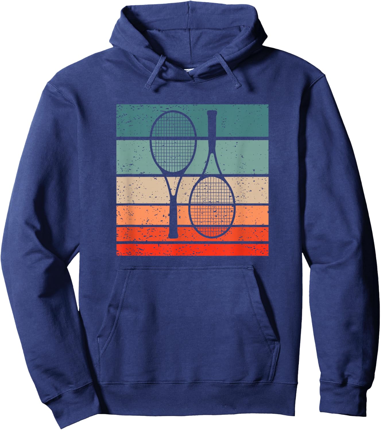 Tennis Retro Style Vintage Hoodie - Hoodie | Navy