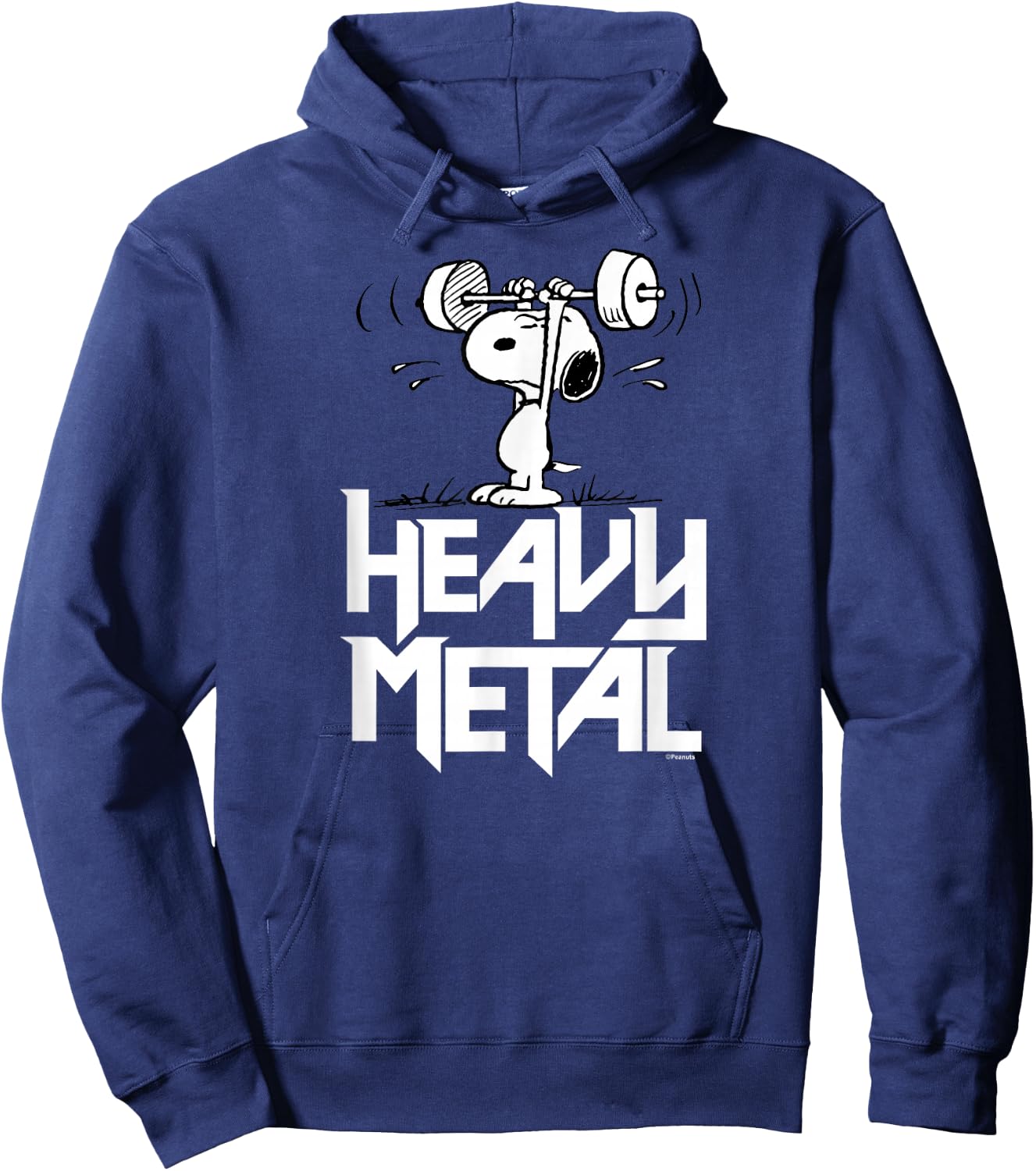 Peanuts - Heavy Metal Snoopy Hoodie - Hoodie | Navy
