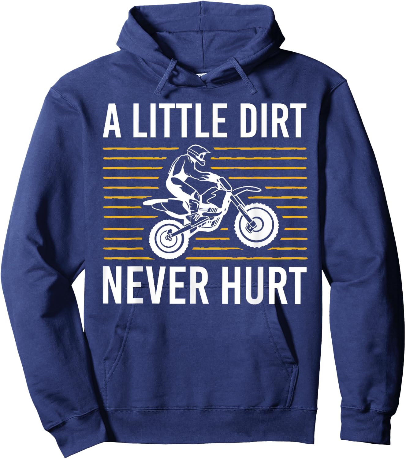 Cool Dirt Bike Art Men Women Dirtbike Motorcycle Bike Racing Hoodie - Hoodie | Navy