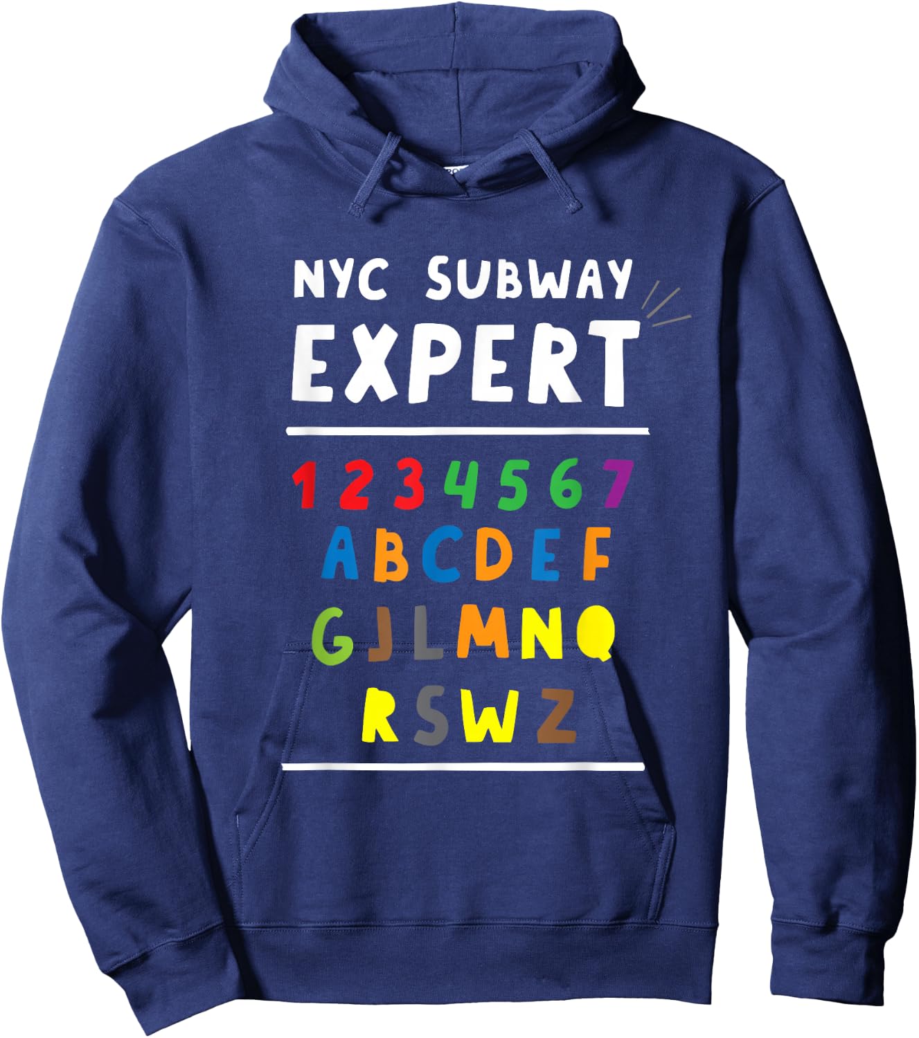 NYC New York City Subway Expert Hoodie - Hoodie | Navy