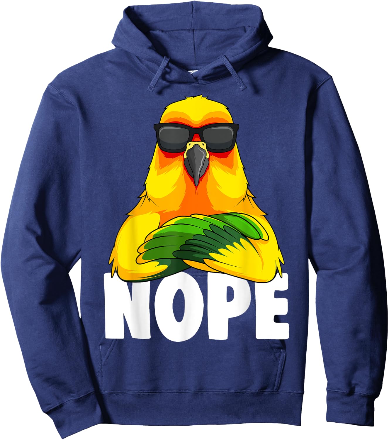 Sun Conure Parrot Bird Hoodie - Hoodie | Navy