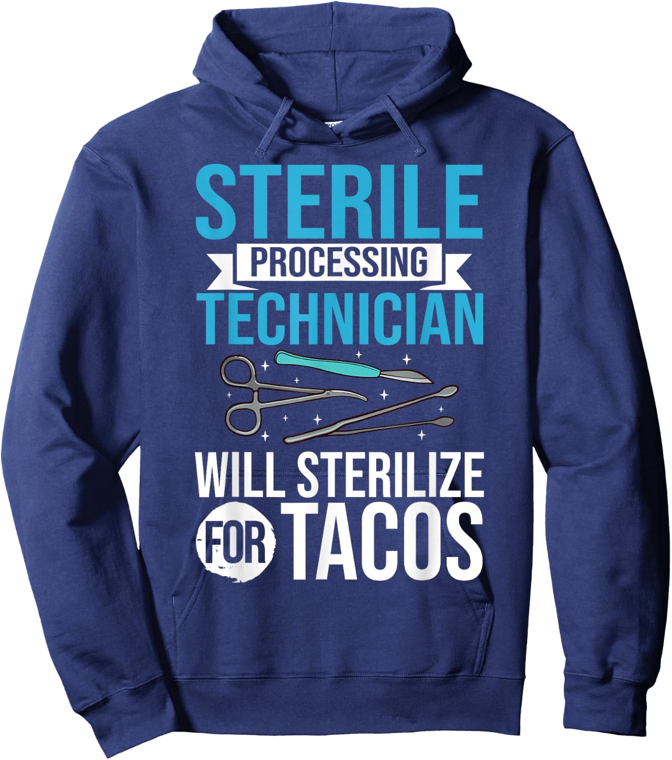 Sterile Processing Technician Instruments Tech Certification Hoodie - Hoodie | Navy
