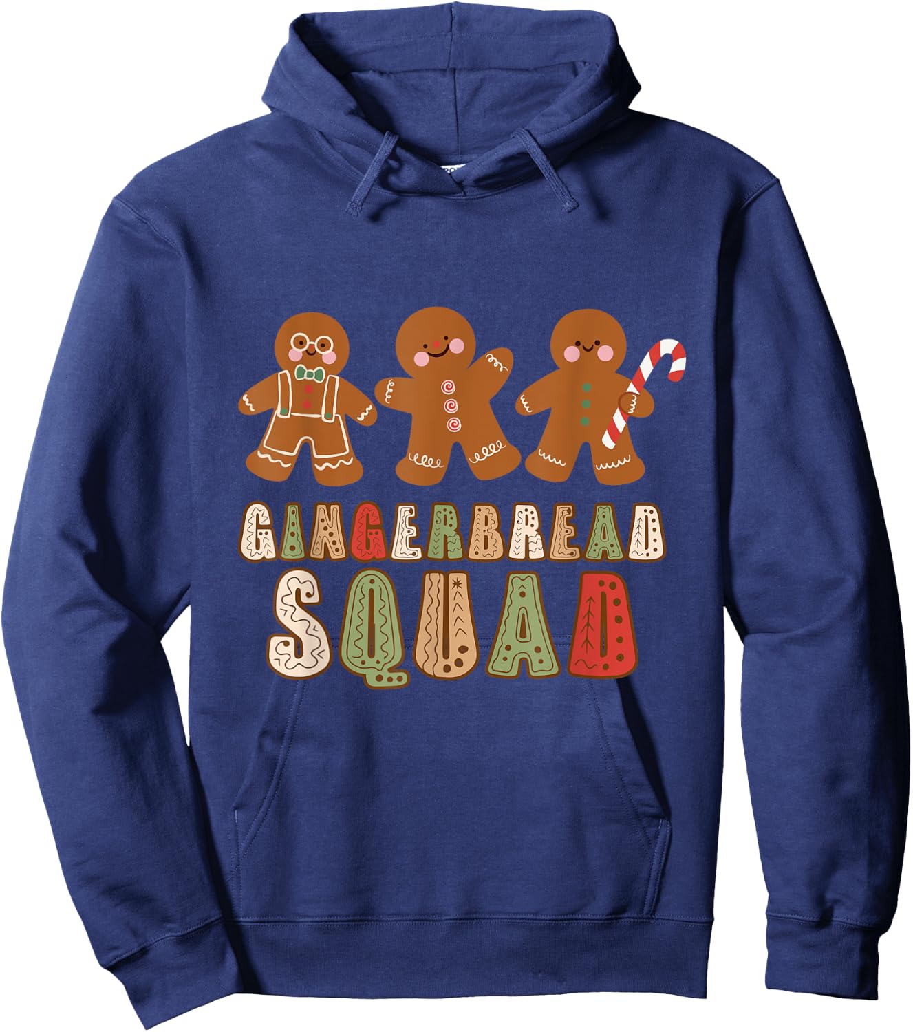 Gingerbread Squad Cute Lover Ginger Bread Cookie Hoodie - Hoodie | Navy