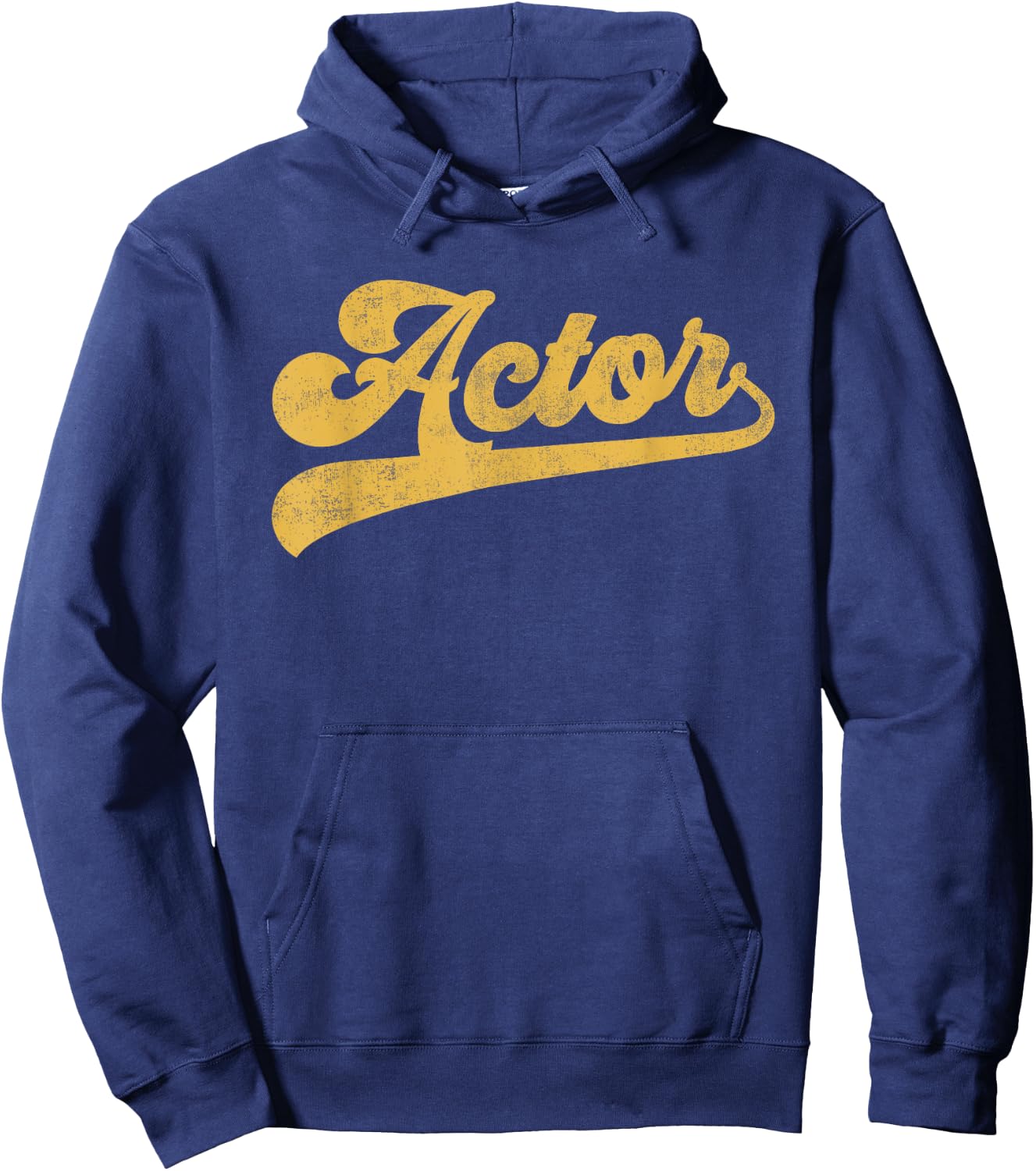 Actor Cute Vintage Graphic Acting Hoodie - Hoodie | Navy