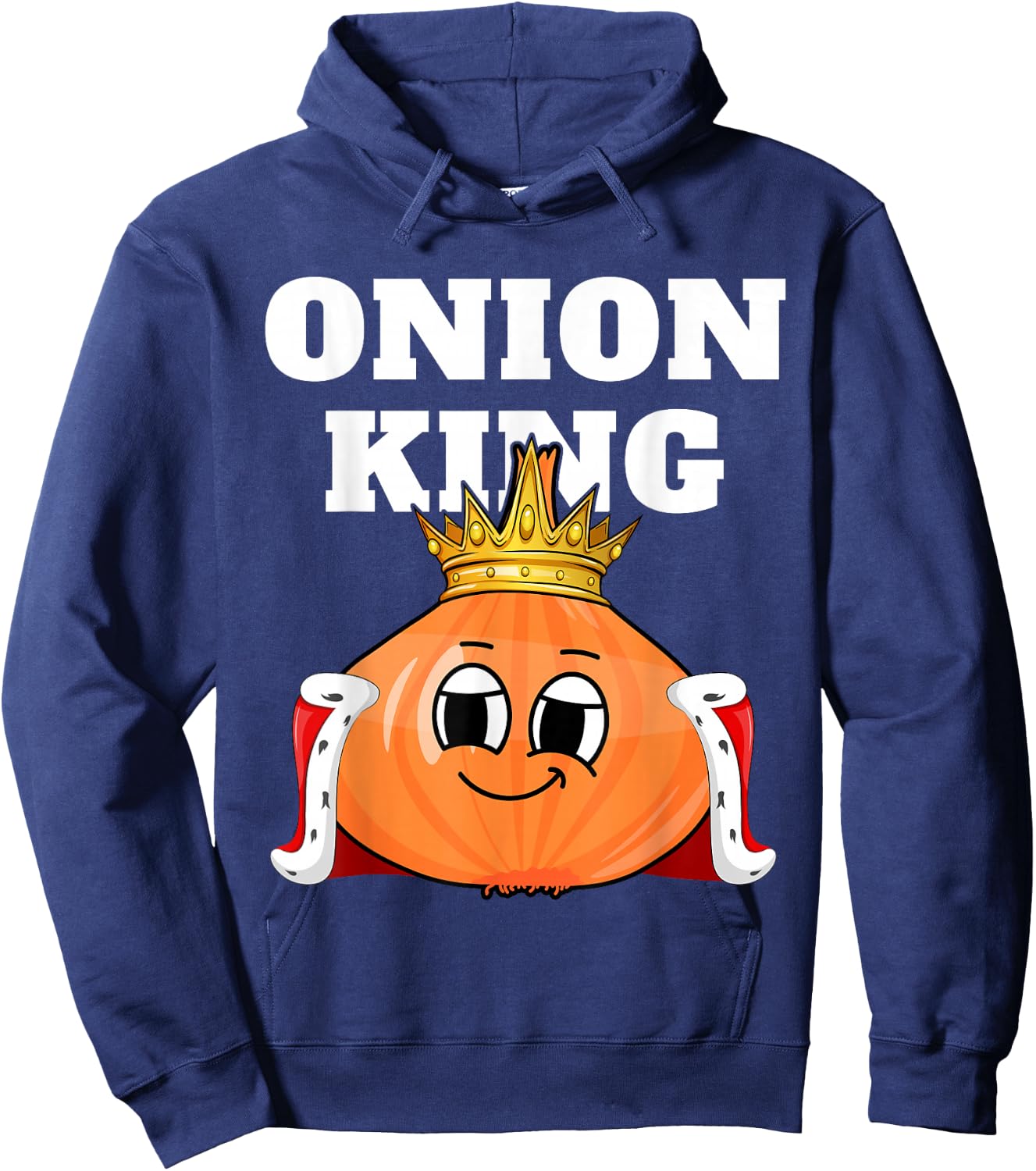 Onion King | Onion | Boys Onion Hoodie - Hoodie | Navy