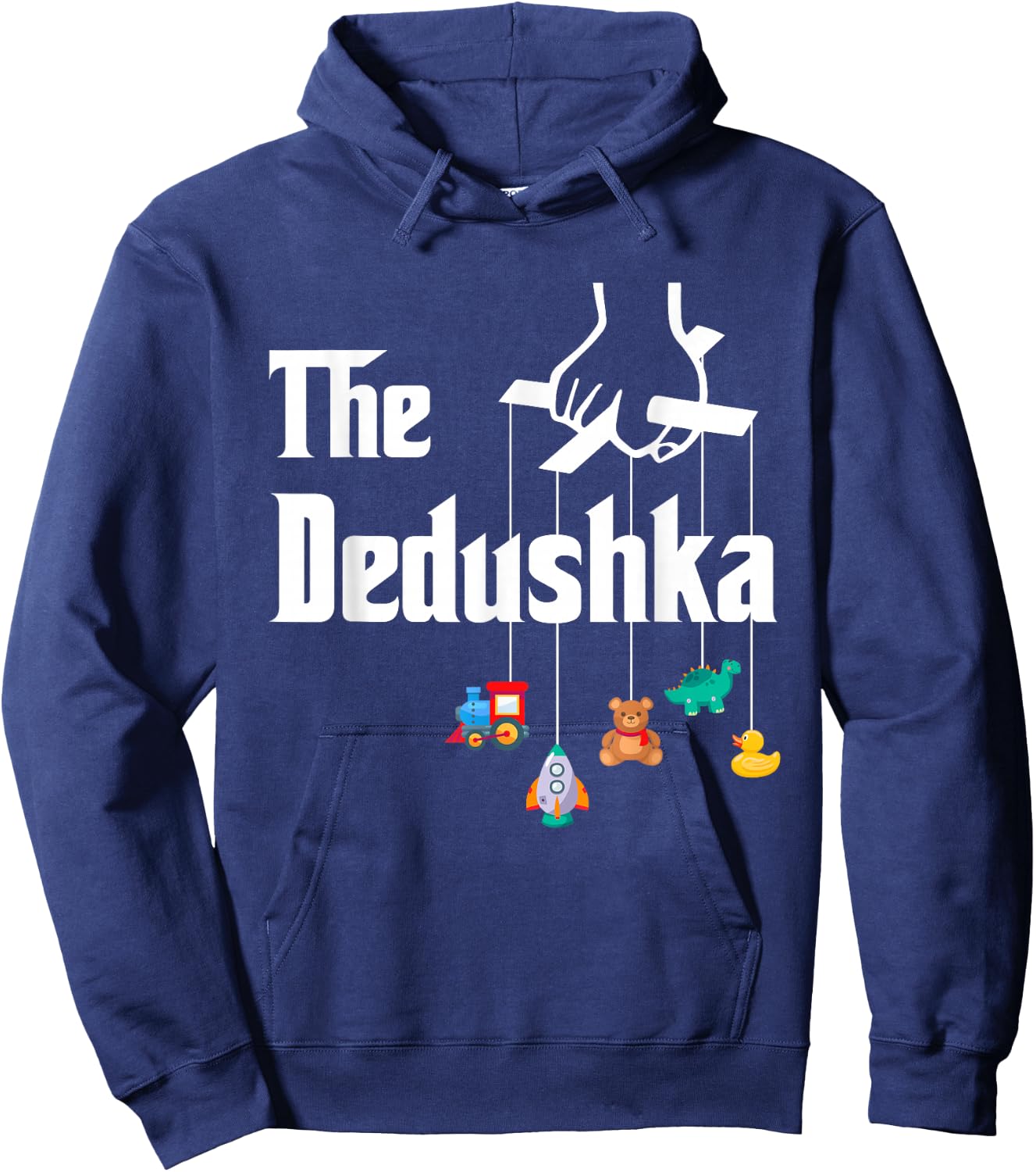 Dedushka Russian Grandpa Fathers Day Deda Funny The Dedushka Hoodie - Hoodie | Navy