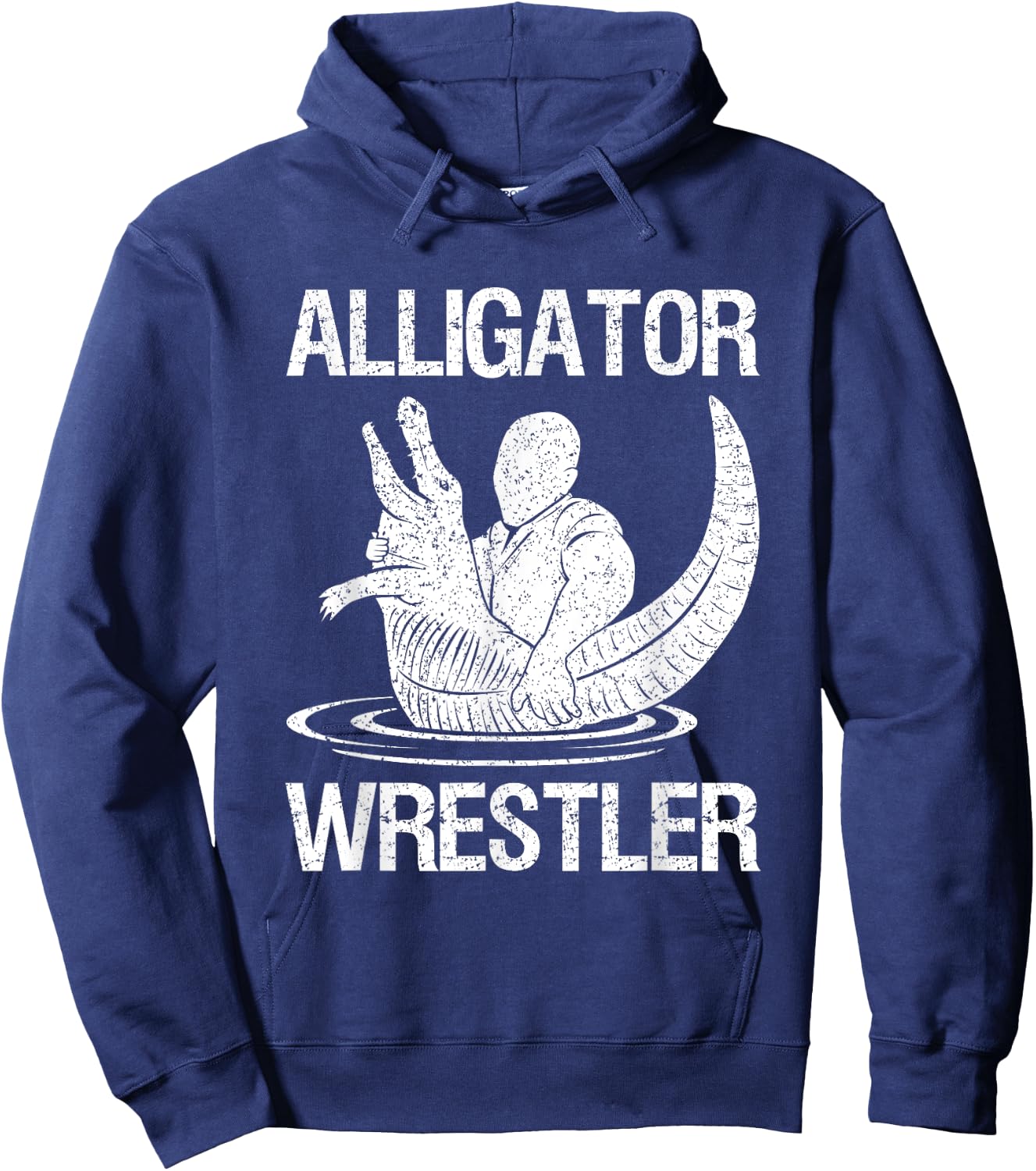 Gator Wrestling Gator Grappling Native Alligator Wrestler Hoodie - Hoodie | Navy