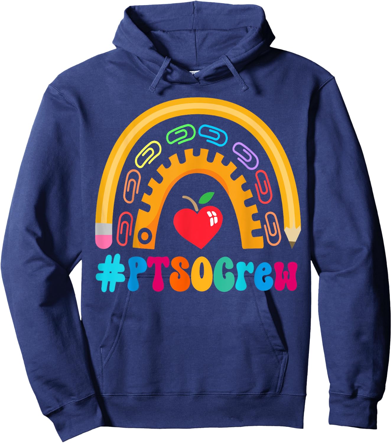PTSO Crew Appreciation Week Back to School Hoodie - Hoodie | Navy