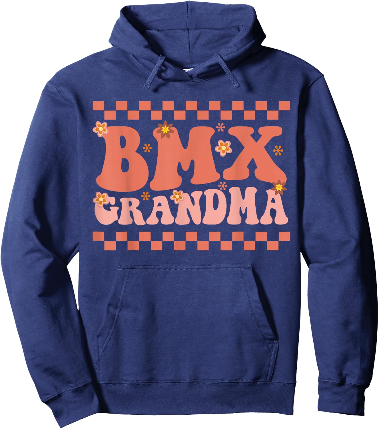 BMX Grandma Bike Bicycle Stunt Racing Cyclist Nana Gift Hoodie - Hoodie | Navy