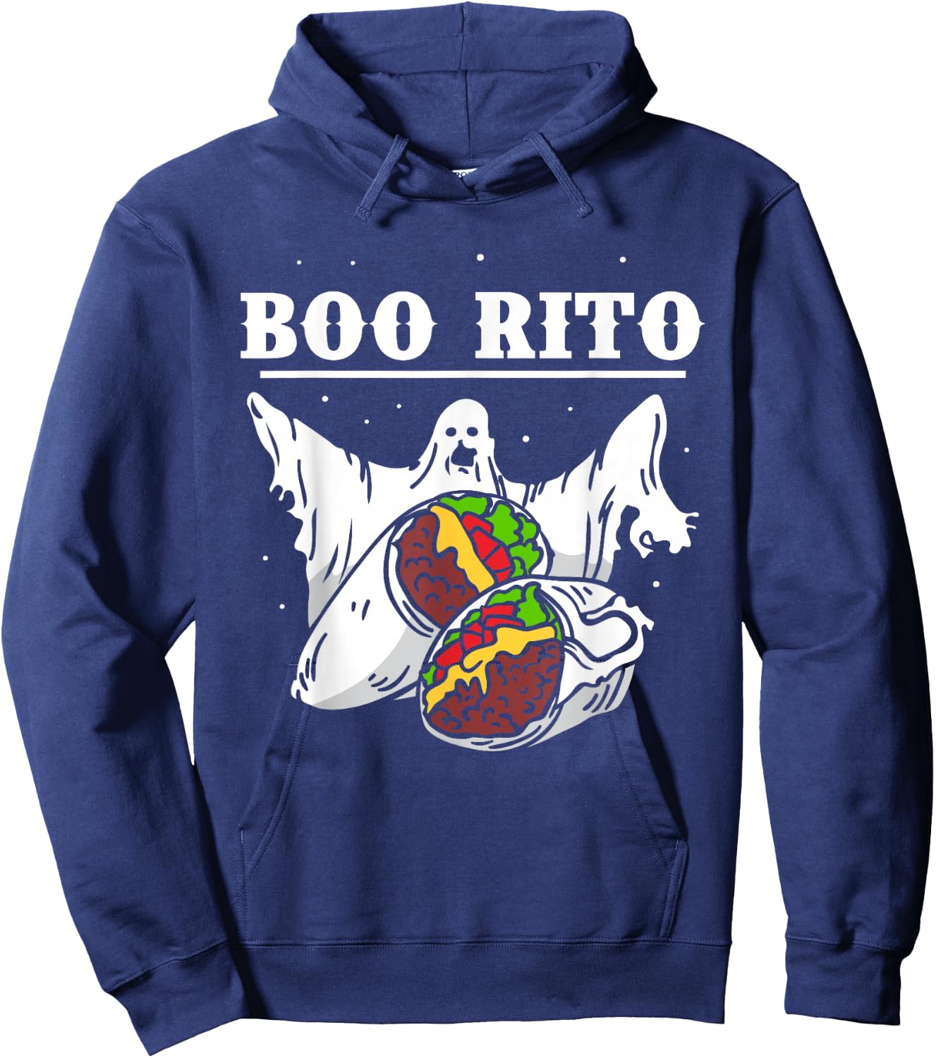 Boo Rito Halloween Proud Mexican Lover Country Mexico Hoodie - Hoodie | Navy