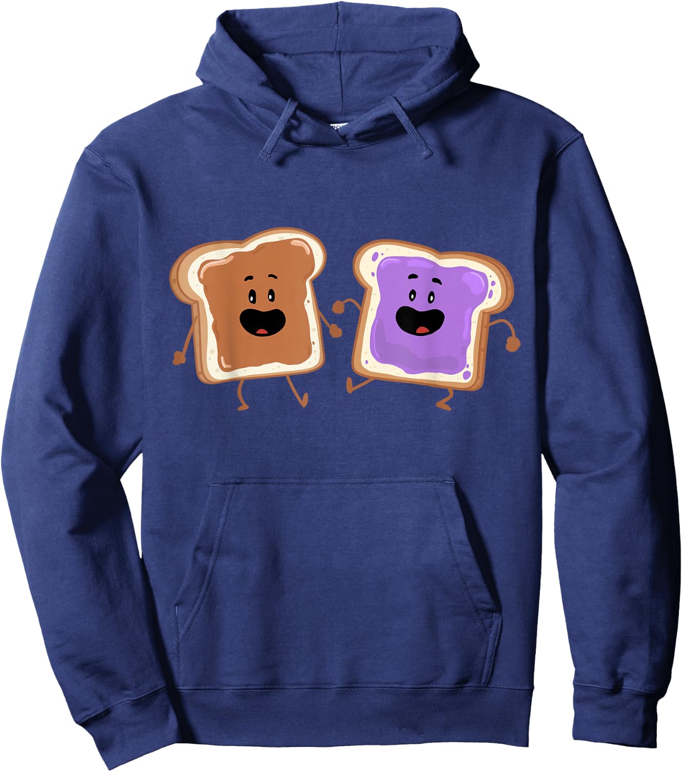 Peanut Butter and Jelly Hoodie - Hoodie | Navy