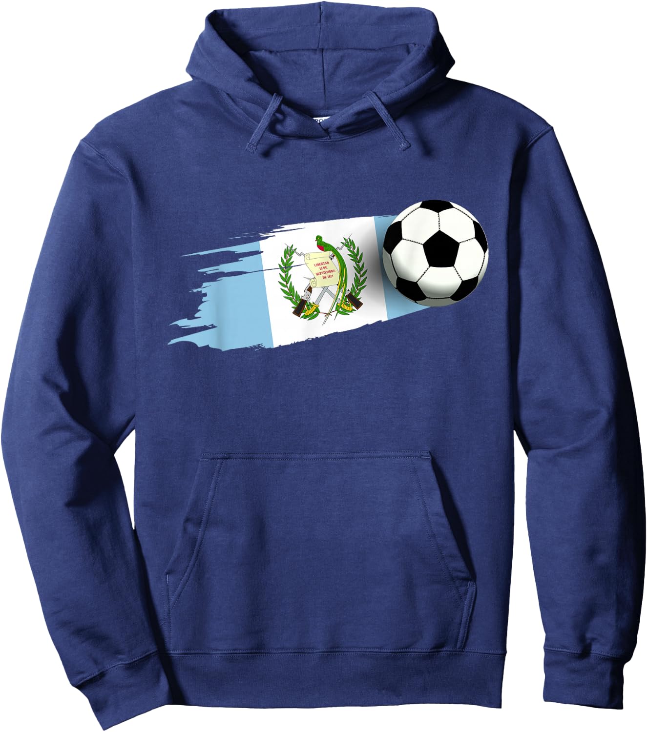 Guatemala Flag Jersey Guatemalan Soccer Team Guatemalan Hoodie - Hoodie | Navy