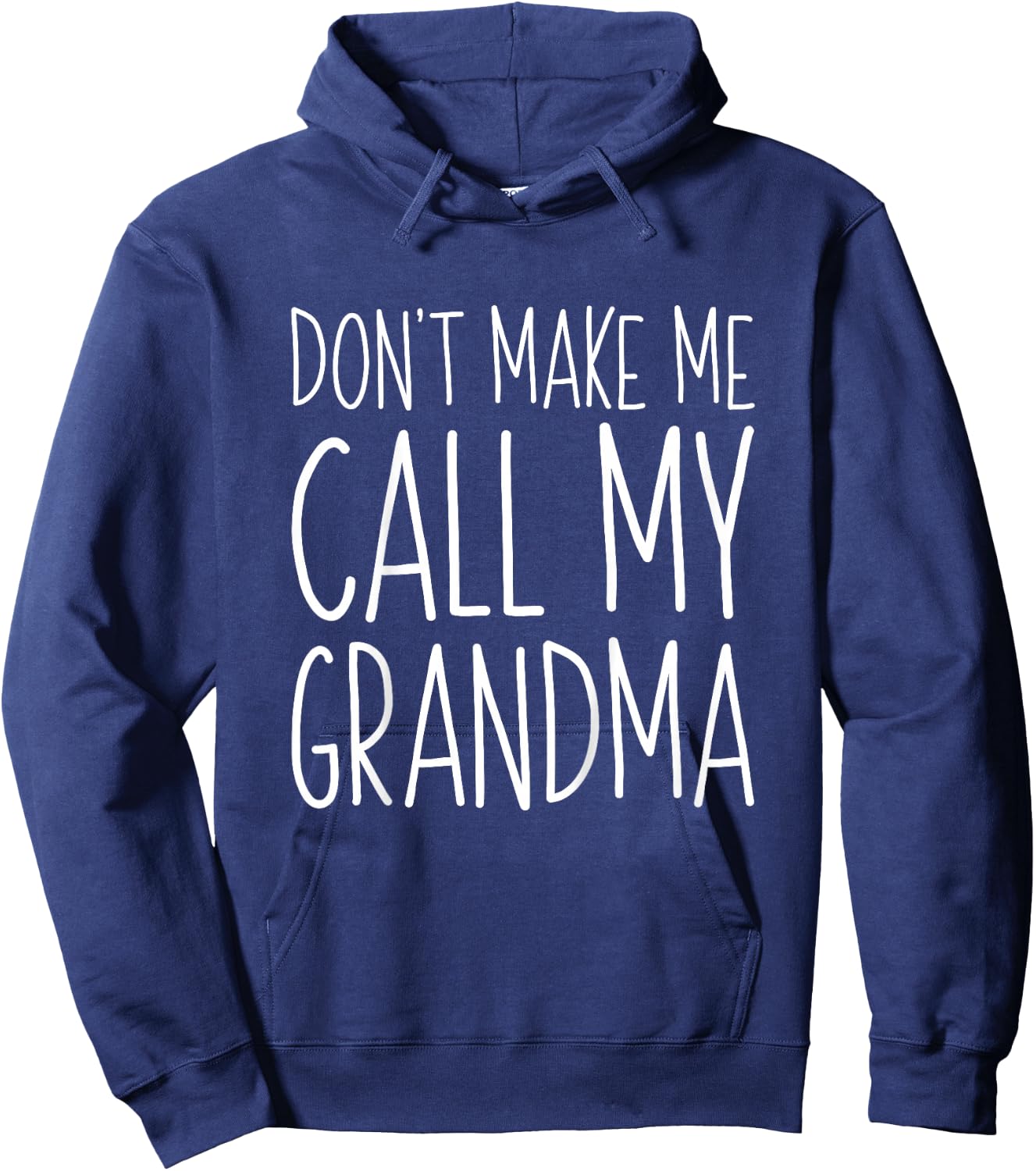 Kids Don't Make Me Call My Grandma Shirt Funny Kids Boy Girl Hoodie - Hoodie | Navy