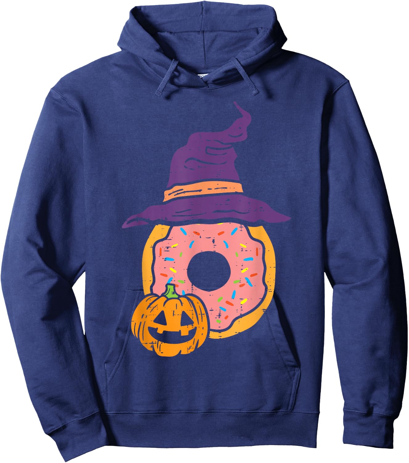Halloween Donut Cute Food Costume Pastry Chef Men Women Kids Hoodie - Hoodie | Navy