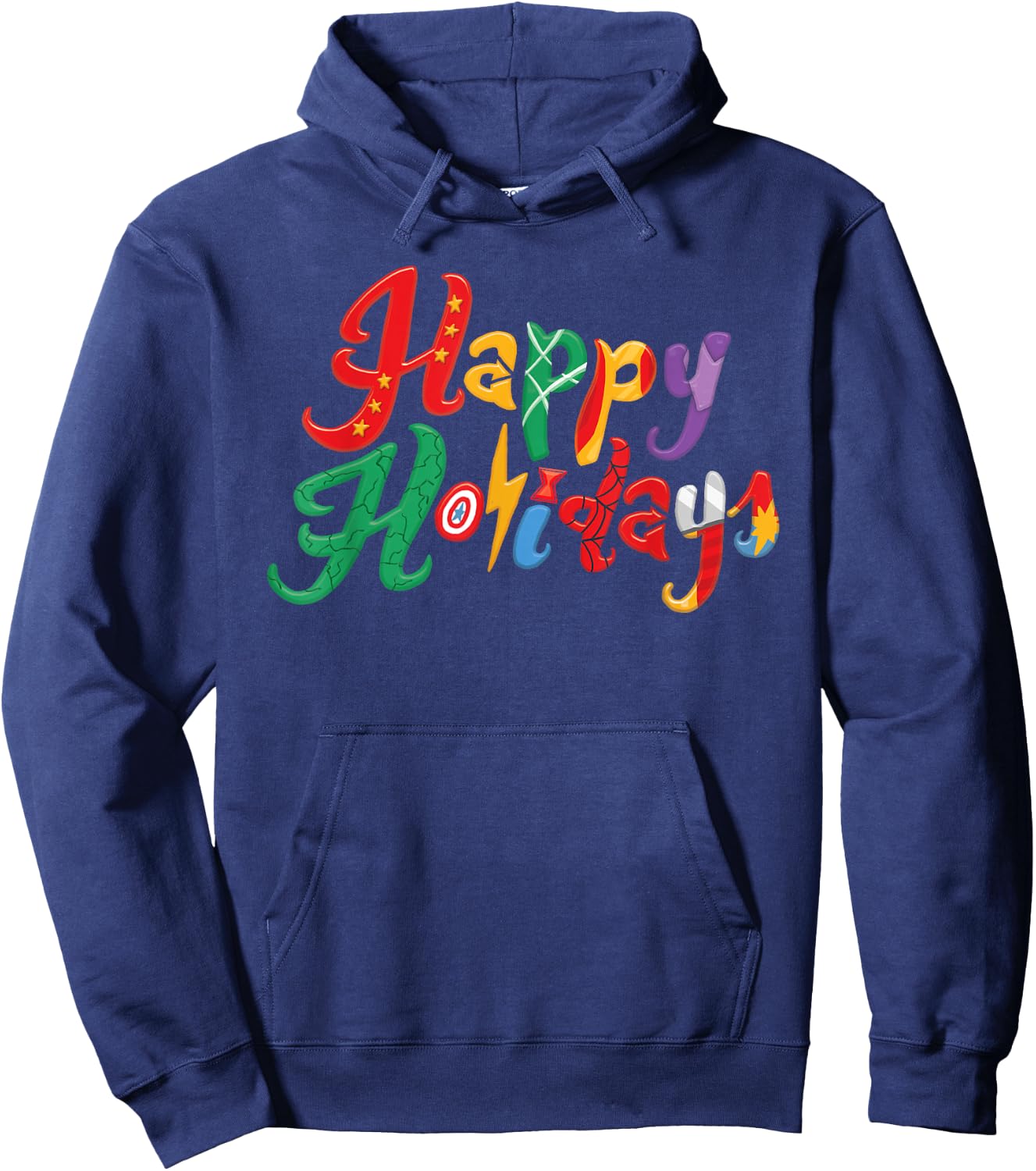 Marvel Avengers Happy Holidays Hoodie - Hoodie | Navy