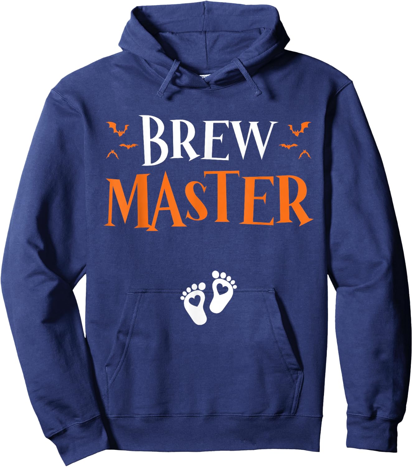 Brew Master something Good is Brewing Halloween Pregnancy Hoodie - Hoodie | Navy