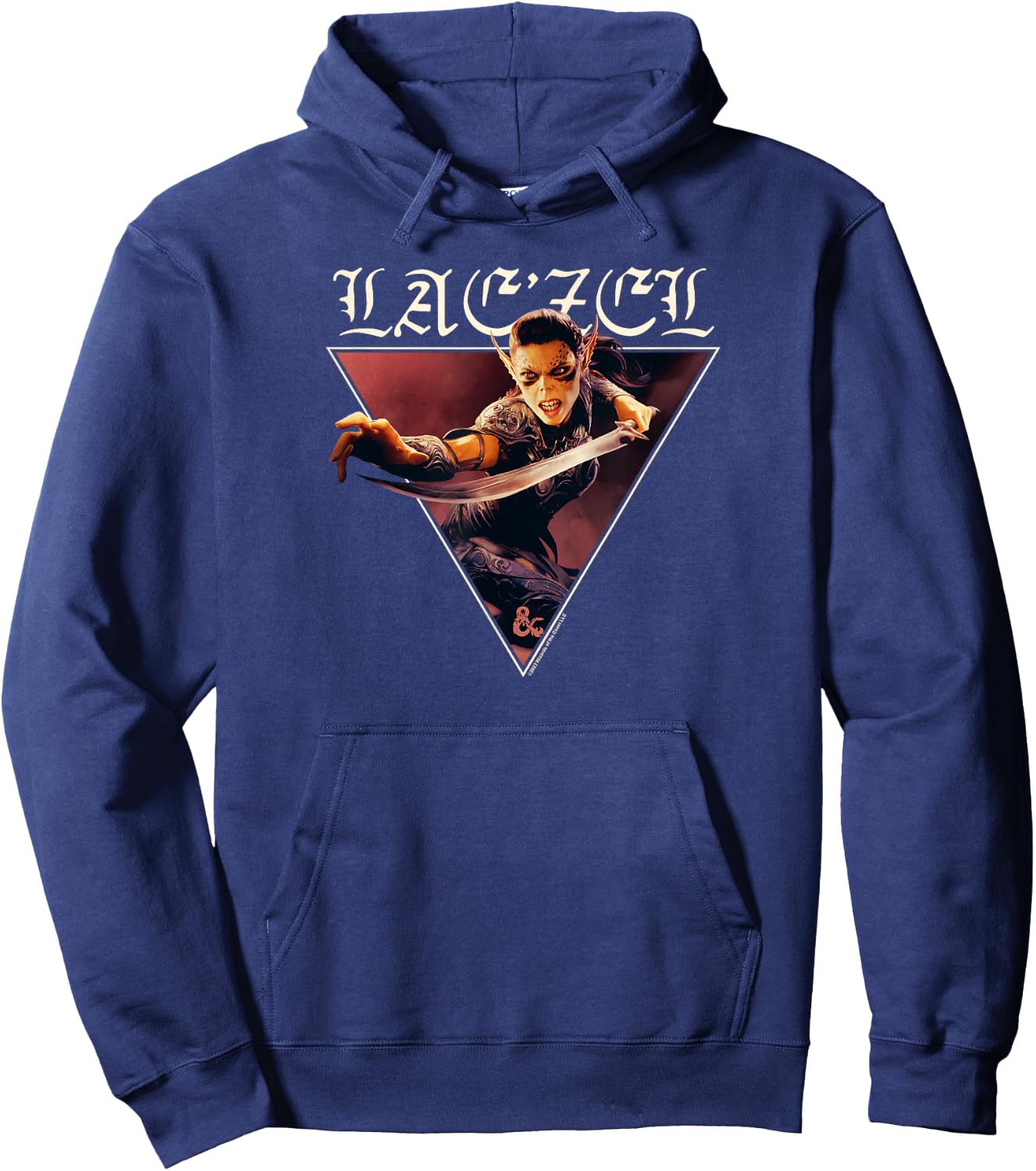 Dungeons & Dragons Baldur's Gate III Lae'zel Blade Drawn Hoodie - Hoodie | Navy