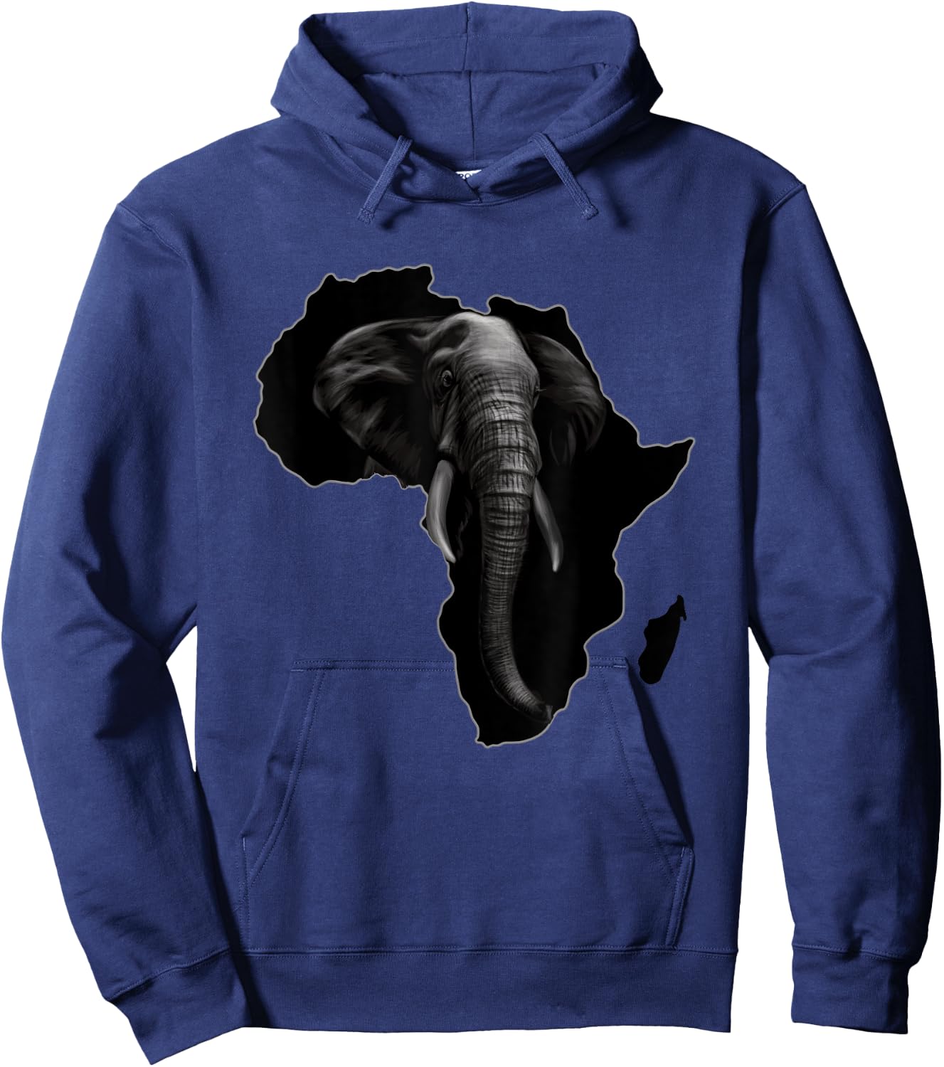 Proud Africa African Country Elephant Continent Love Hoodie - Hoodie | Navy