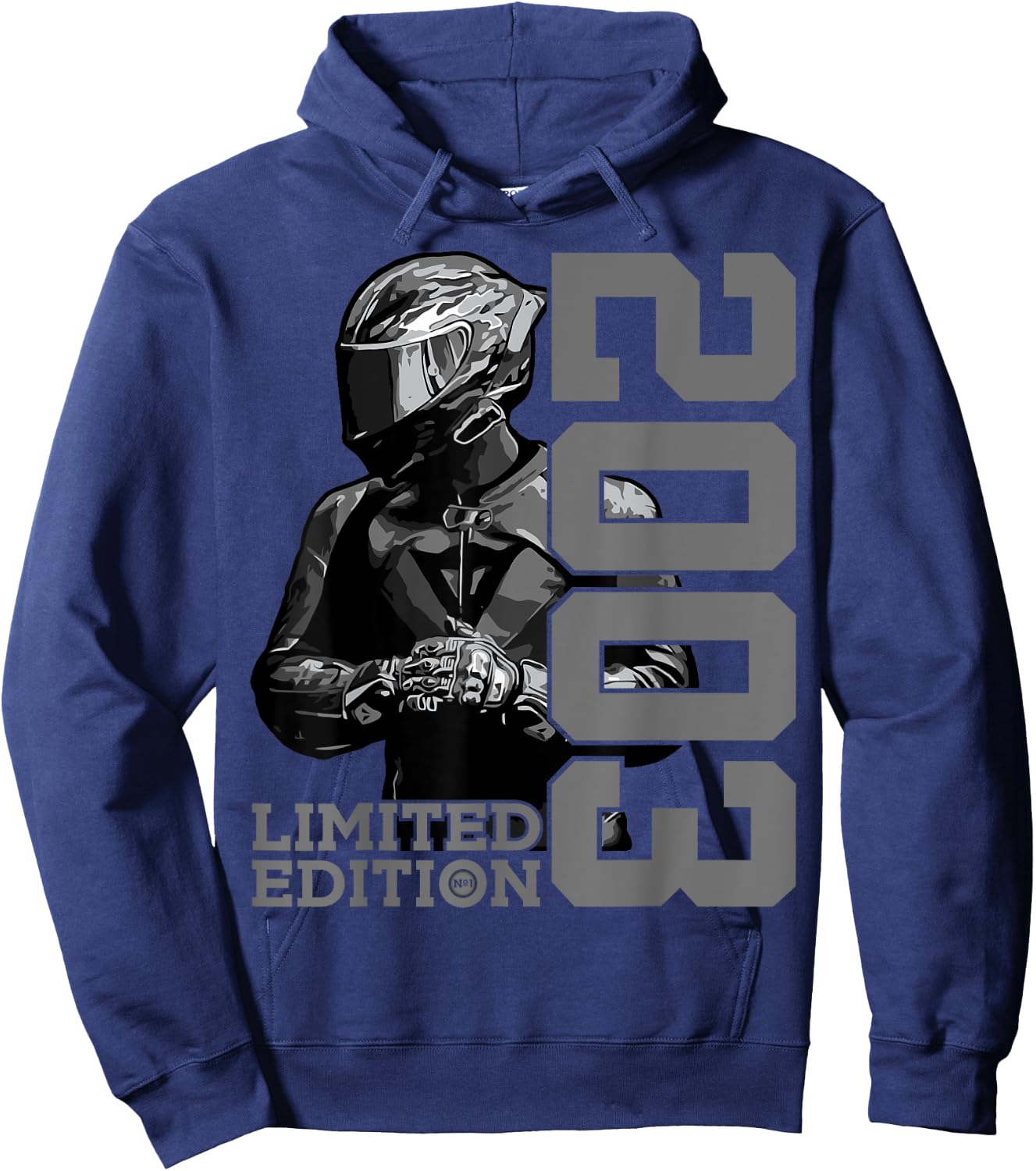 Limited Edition 2003 BIKER MOTORCYCLE 22ND BIRTHDAY Hoodie - Hoodie | Navy