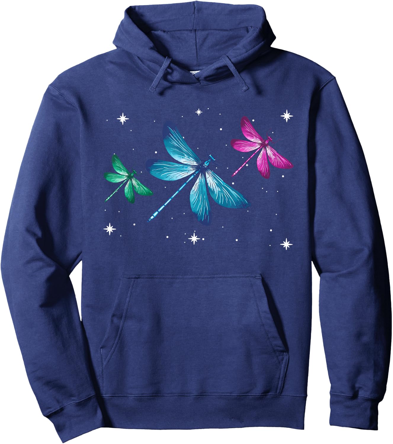 Dragonfly Inspirational Spiritual Animal Hoodie - Hoodie | Navy