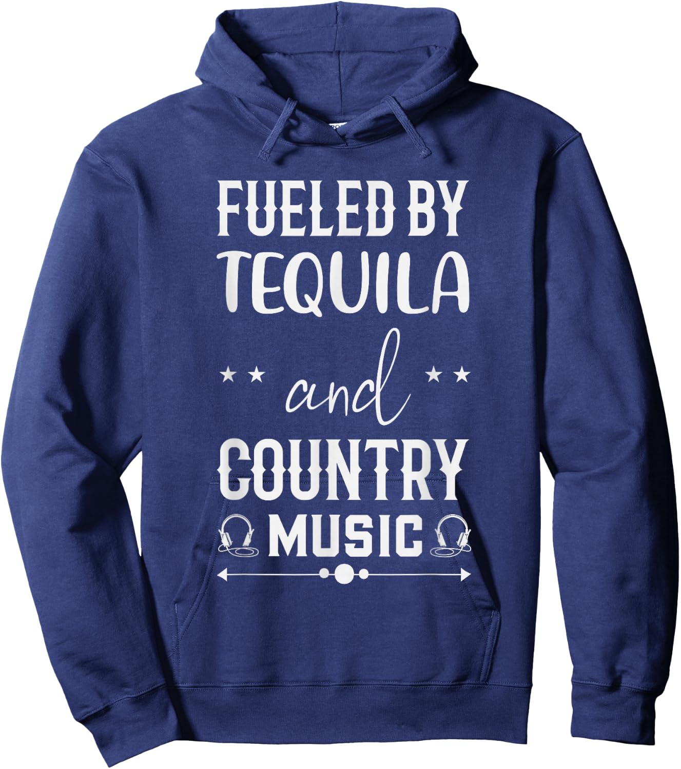 Funny Tequila Country Music Party Drinking Vibes Western Hoodie - Hoodie | Navy