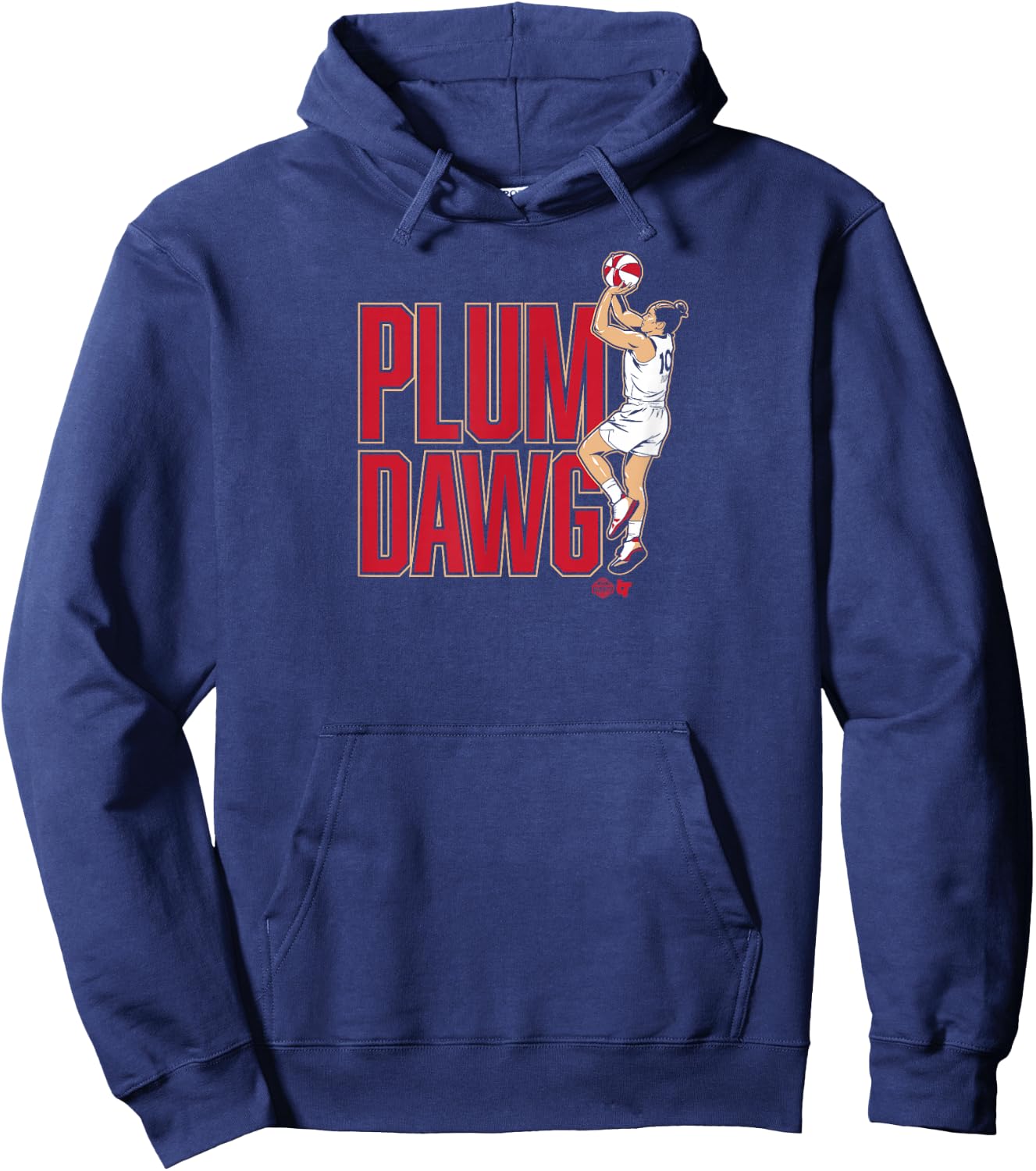 Kelsey Plum: Plum Dawg - Las Vegas Basketball Hoodie - Hoodie | Navy