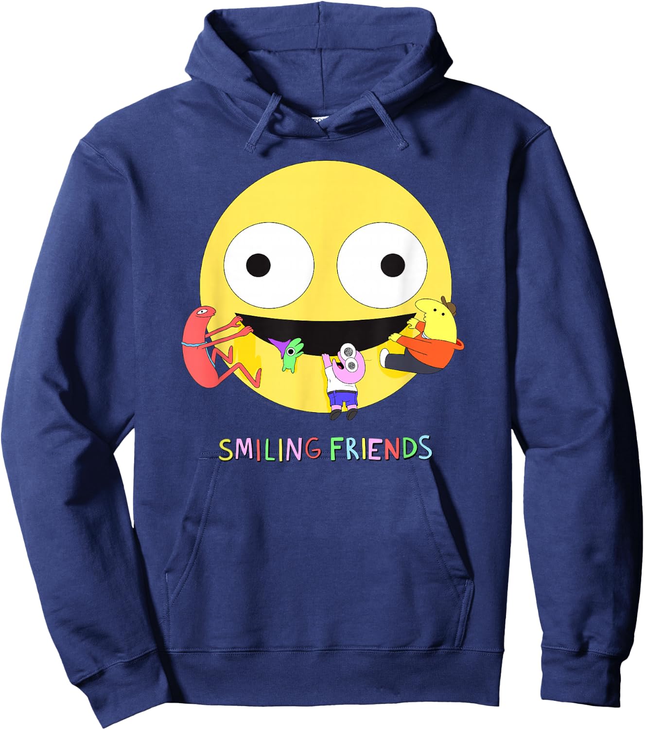 Smiling Friends Hoodie - Hoodie | Navy
