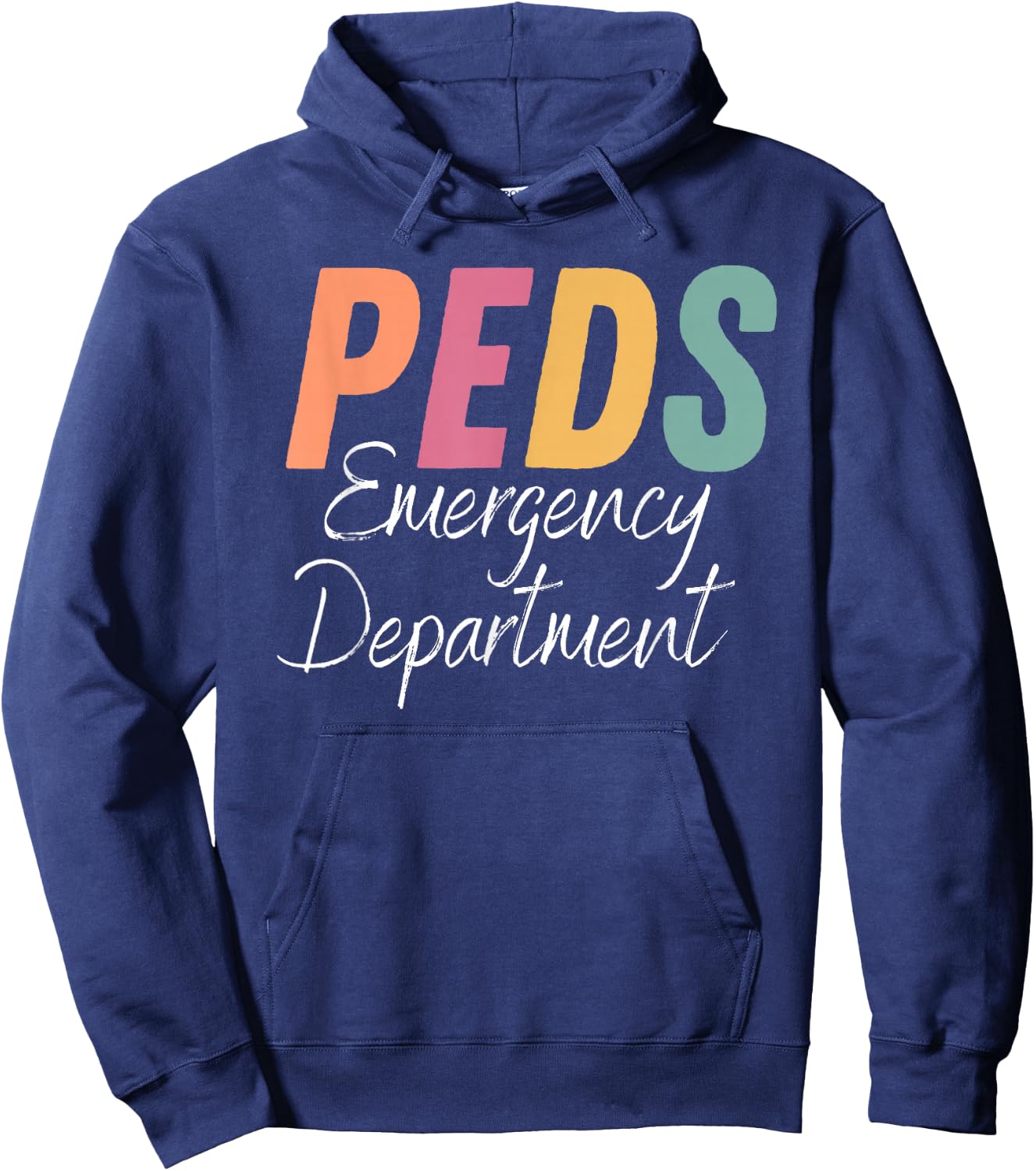 PEDS Emergency Department Happy Nurse Week 2023 Pediatric Hoodie - Hoodie | Navy