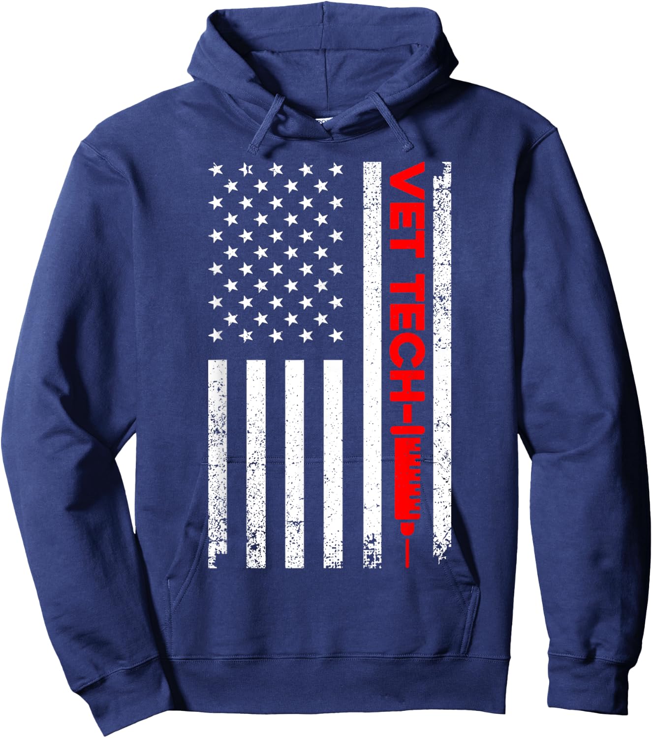 Cool Vet Tech Art Women Veterinary Vet Technician Hoodie - Hoodie | Navy